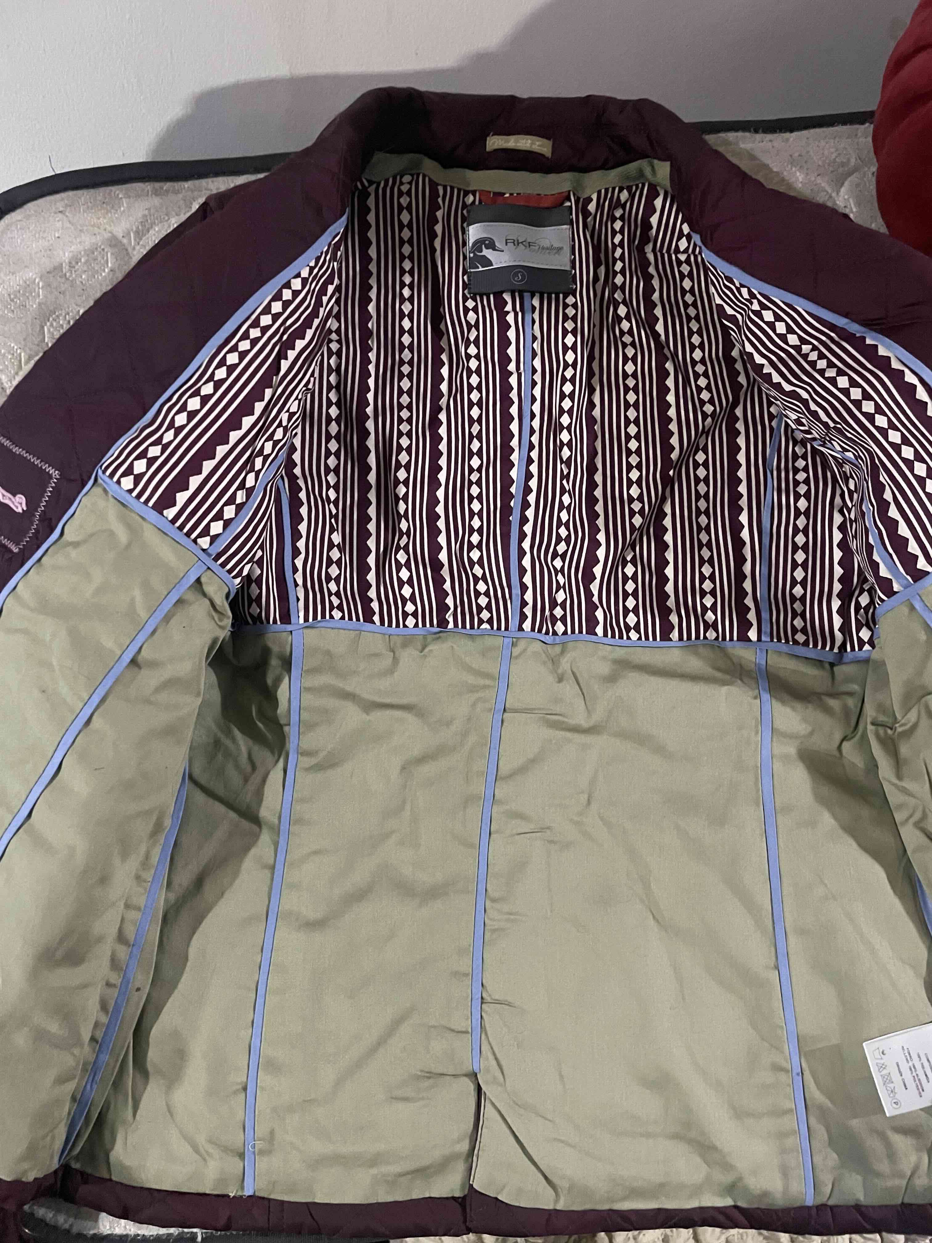 Blazer acolchado burdeo - miniatura 2