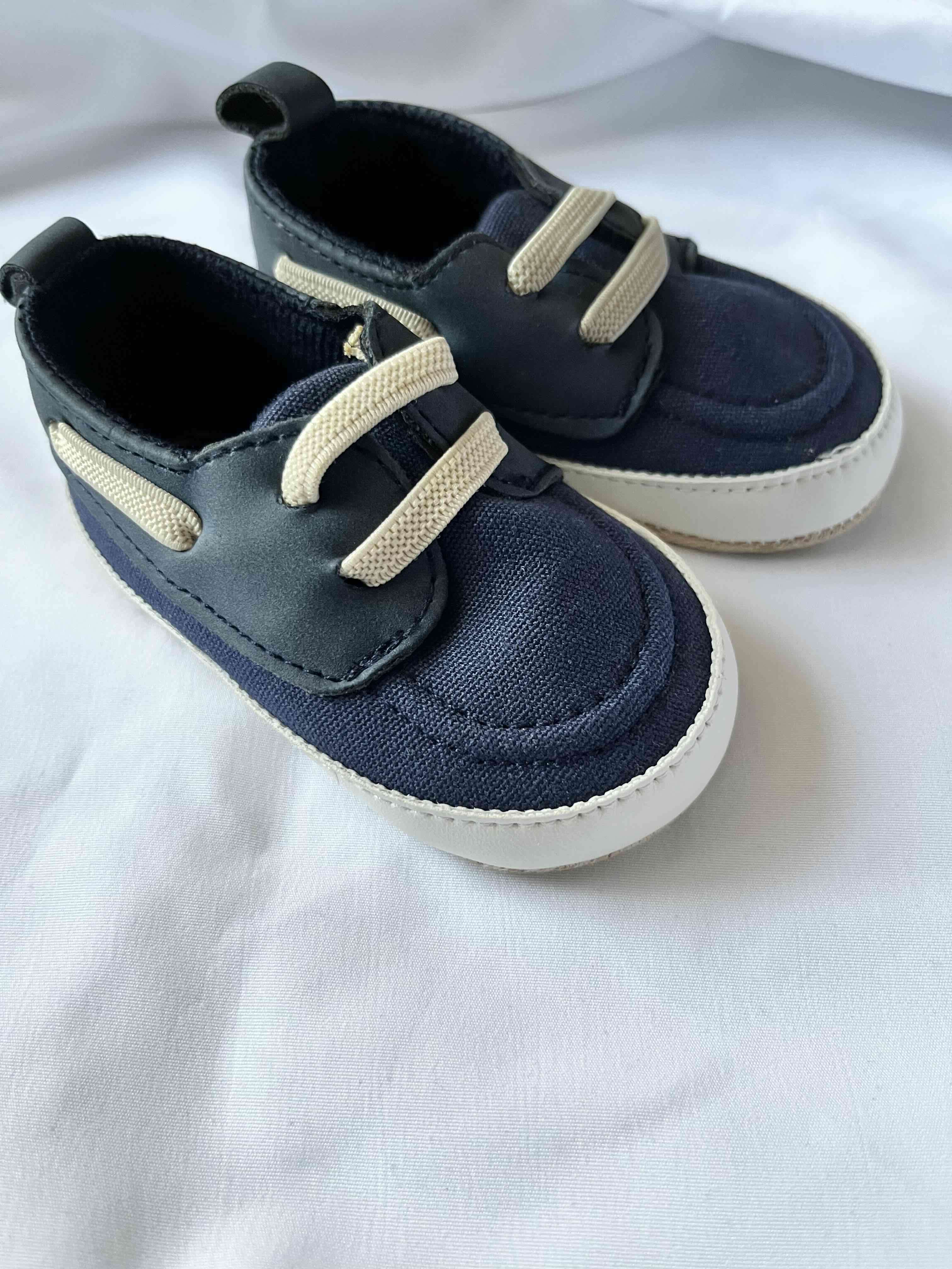 Zapatos bebé azul marino - miniatura 1