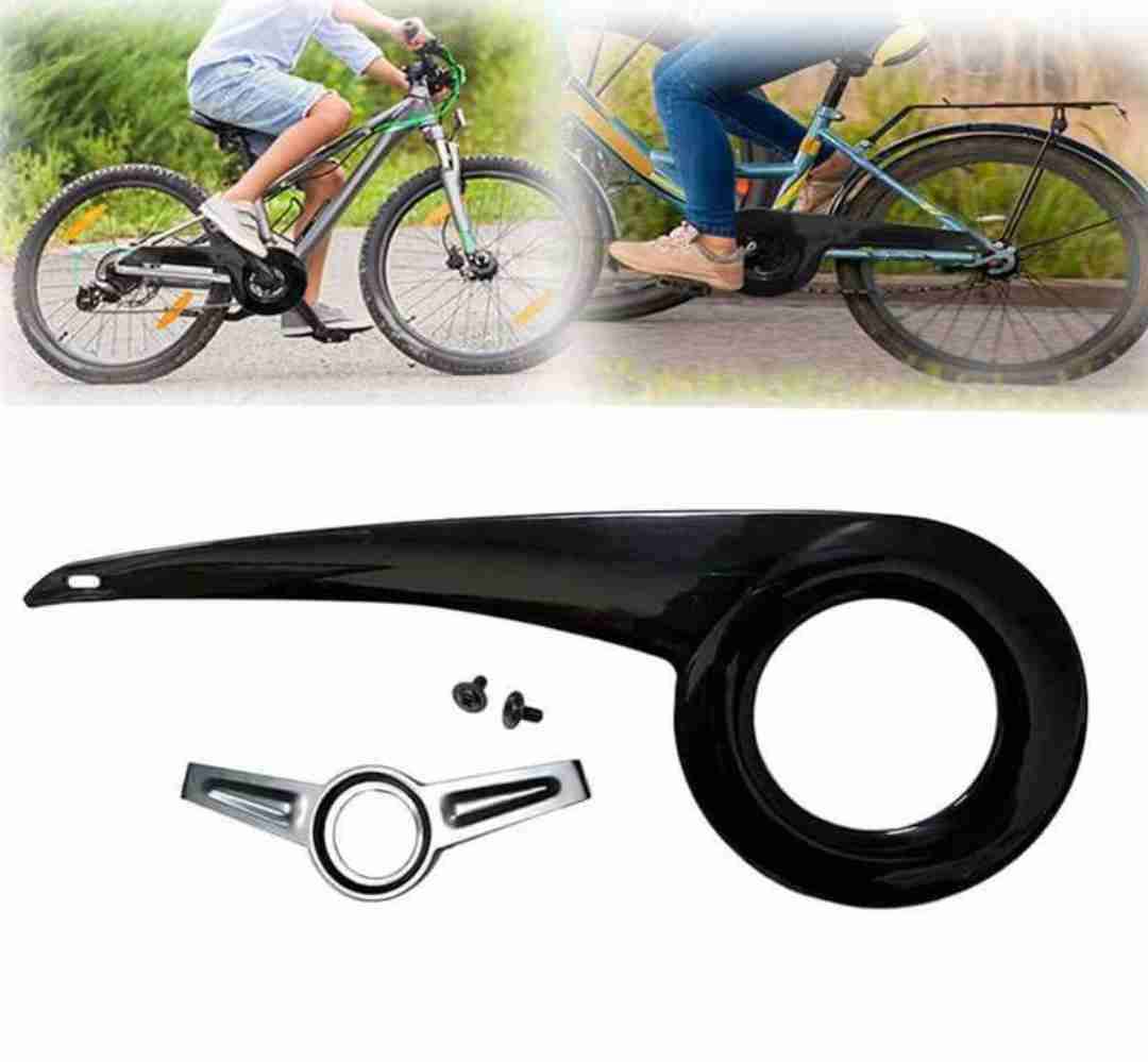 Cubrecadena para bicicleta negro - 4