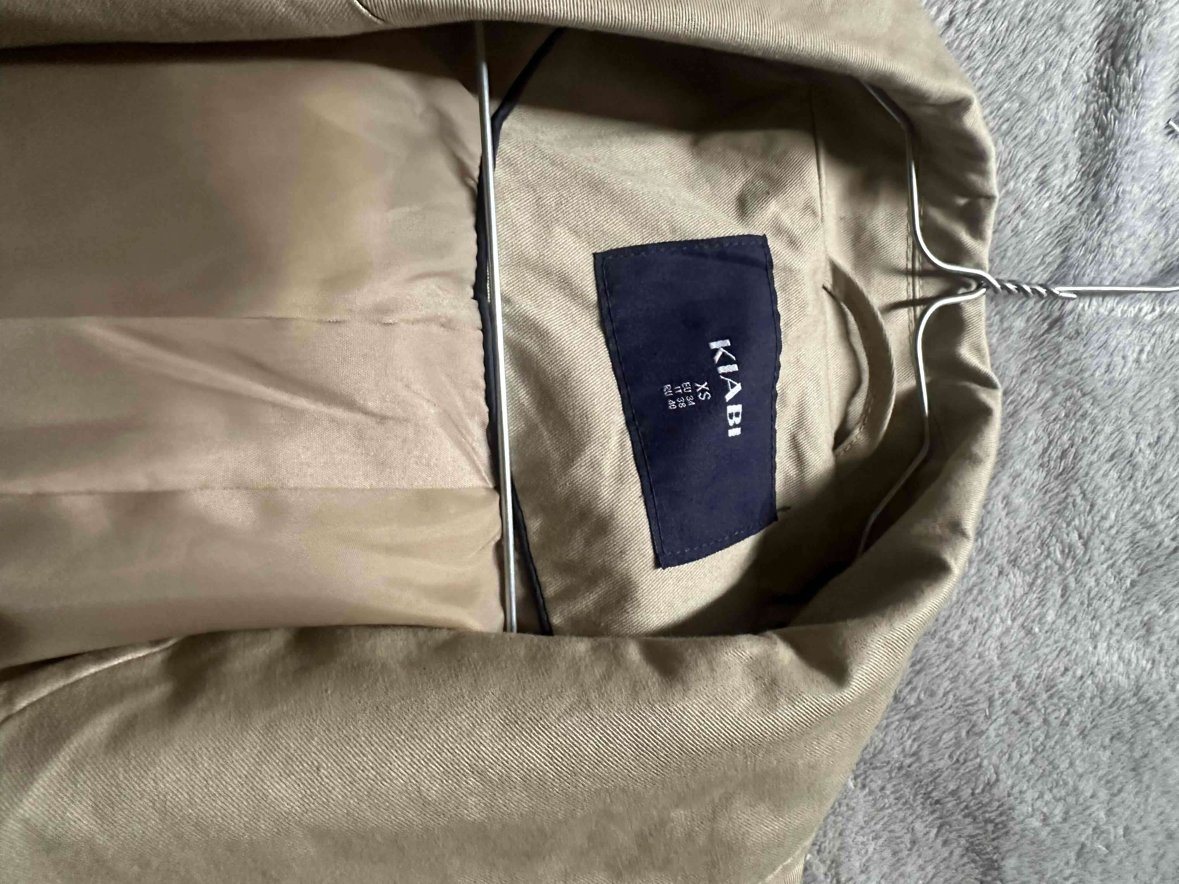 Abrigo trench beige dama - 2