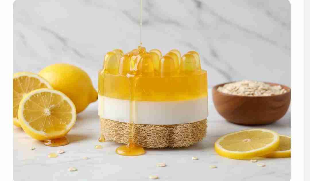 Jabón artesanal de miel y limón - miniatura 1