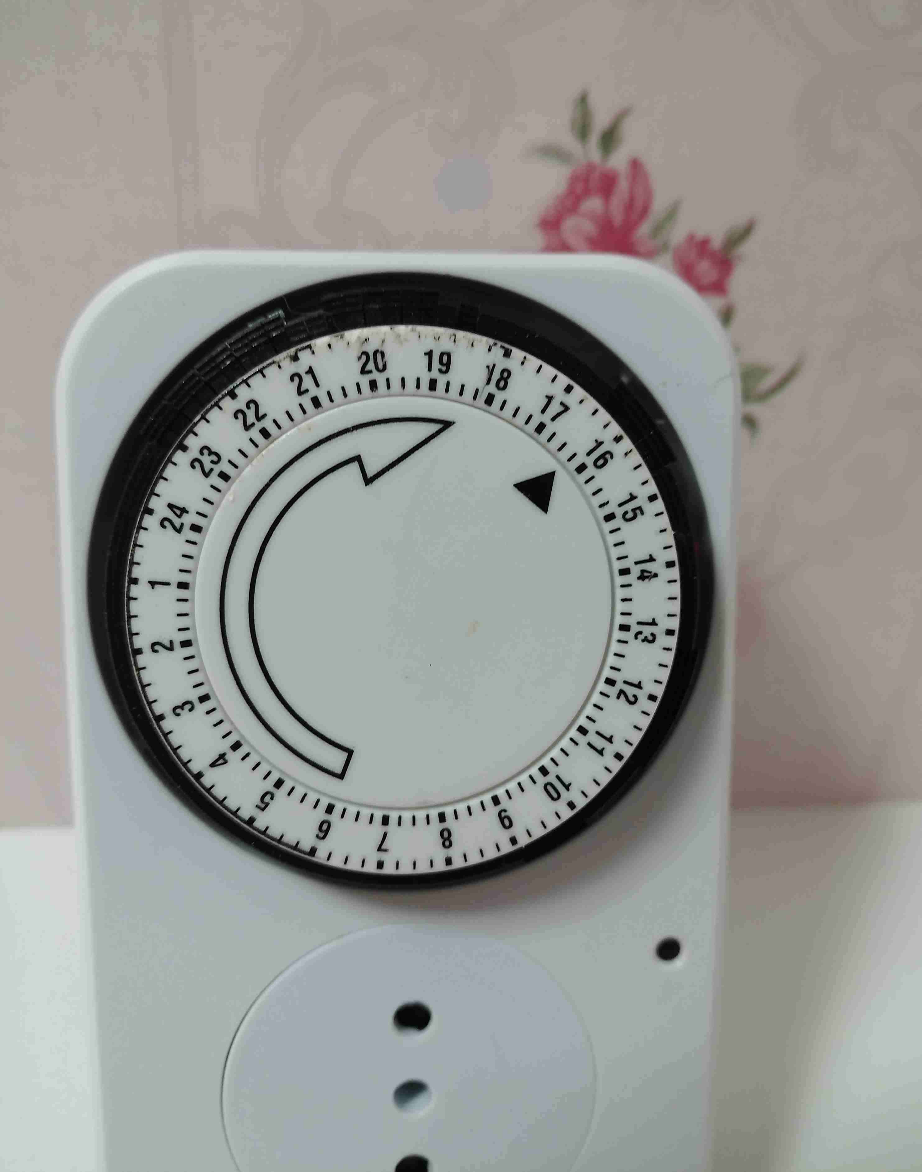 Temporizador eléctrico blanco - miniatura 2