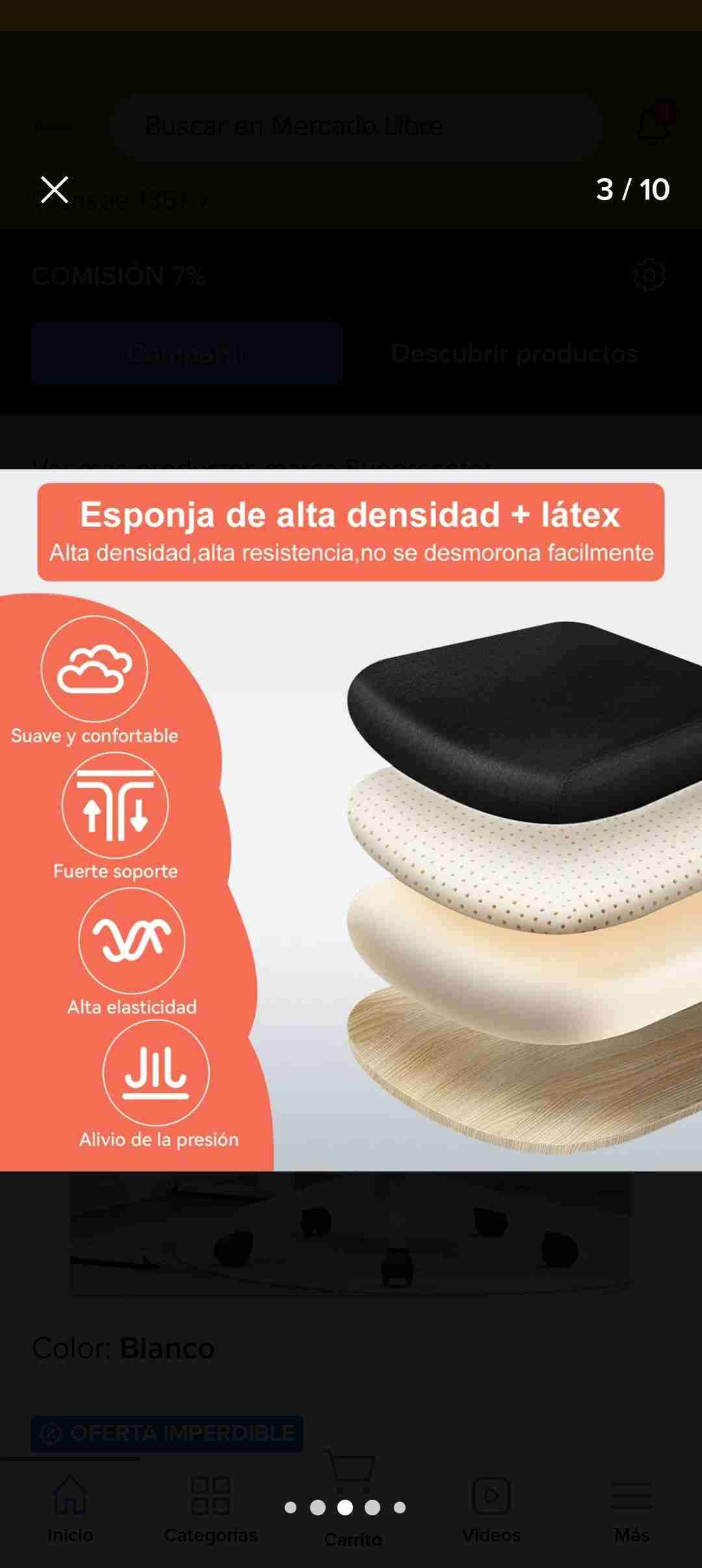 Silla de oficina ergonómica negra - 3