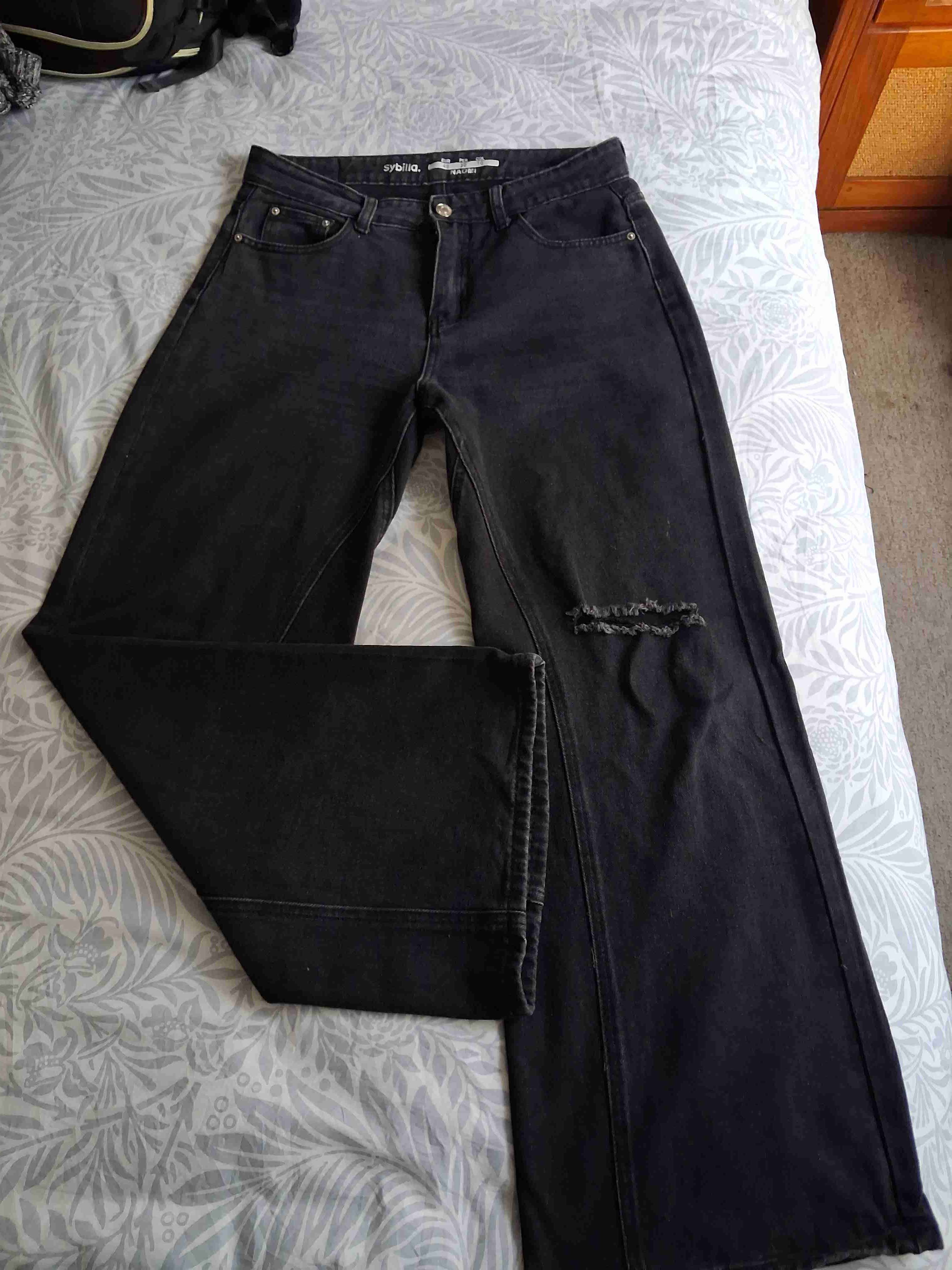 Jeans negros para hombre - 2