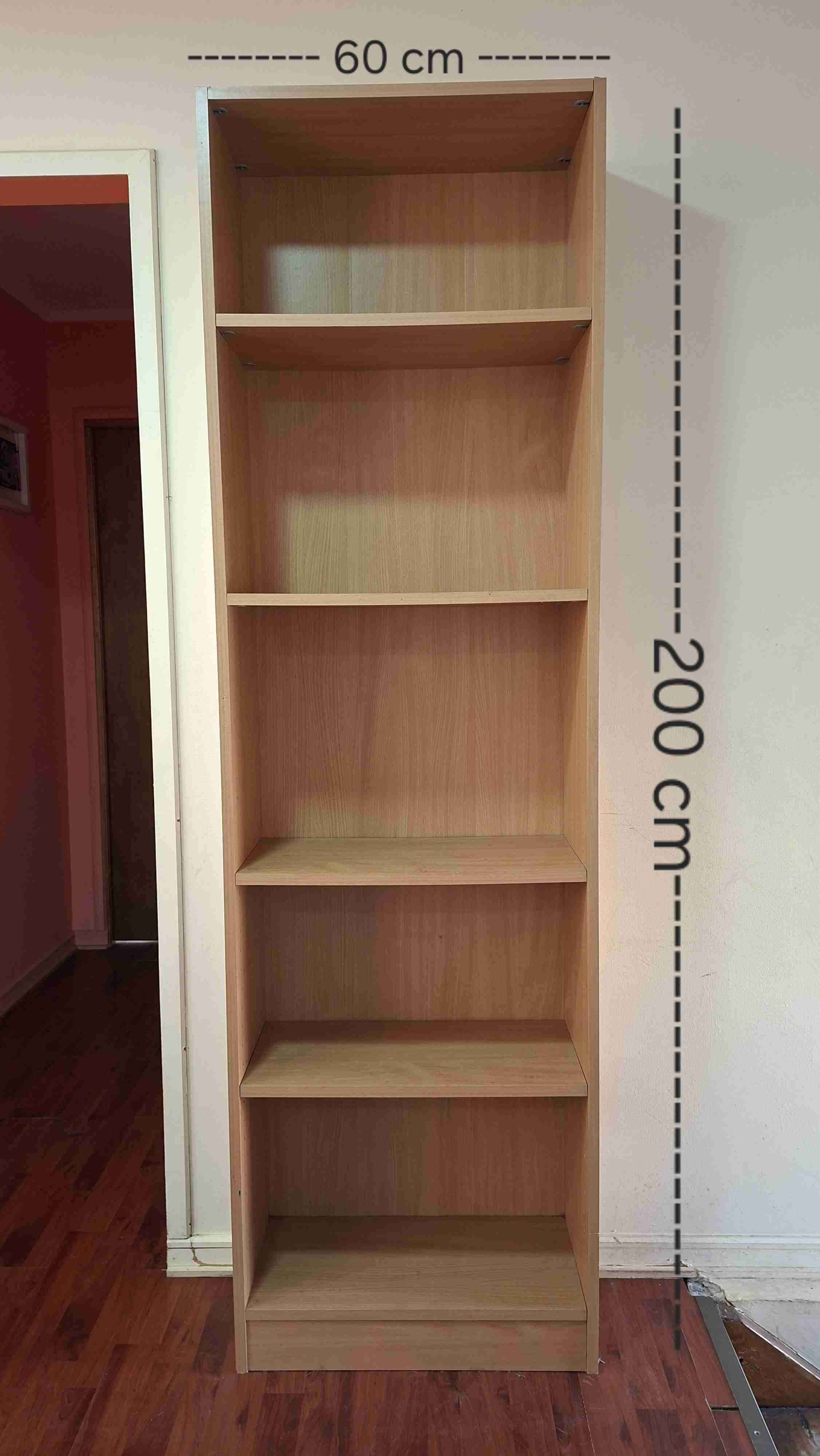 Estantería de madera alta - miniatura 2