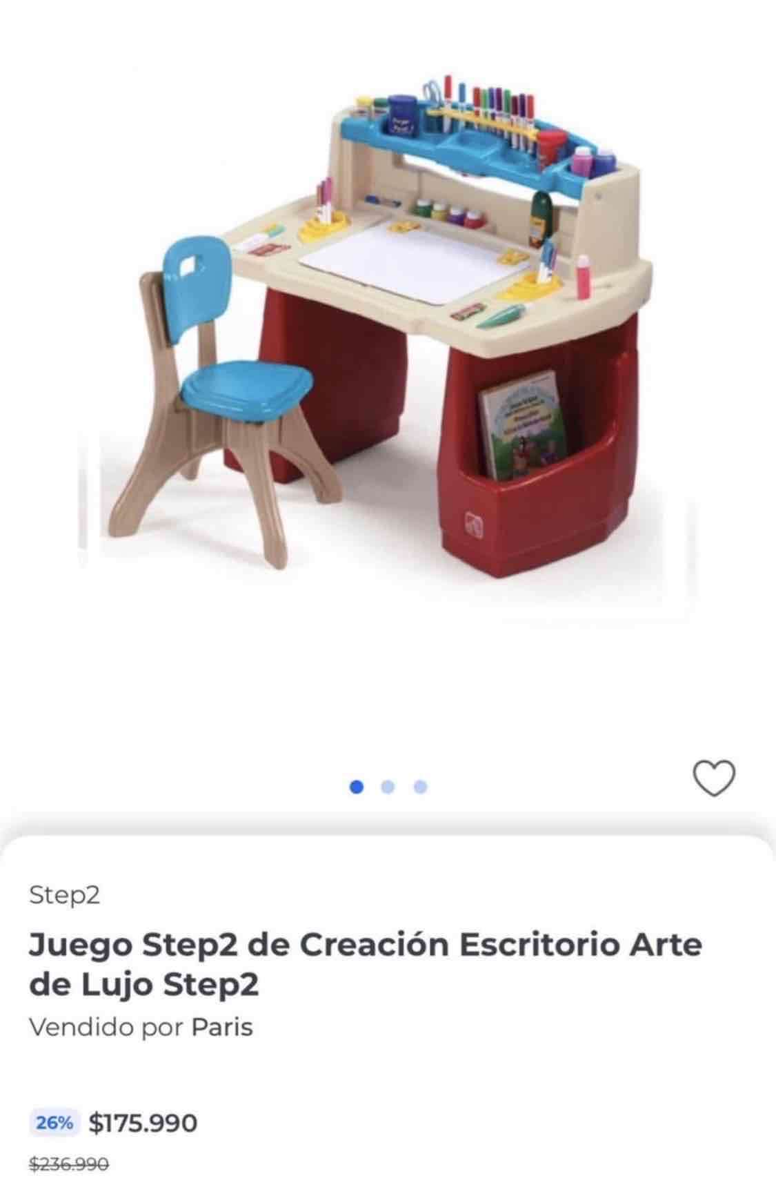 Escritorio infantil Step2 casi nuevo - miniatura 4