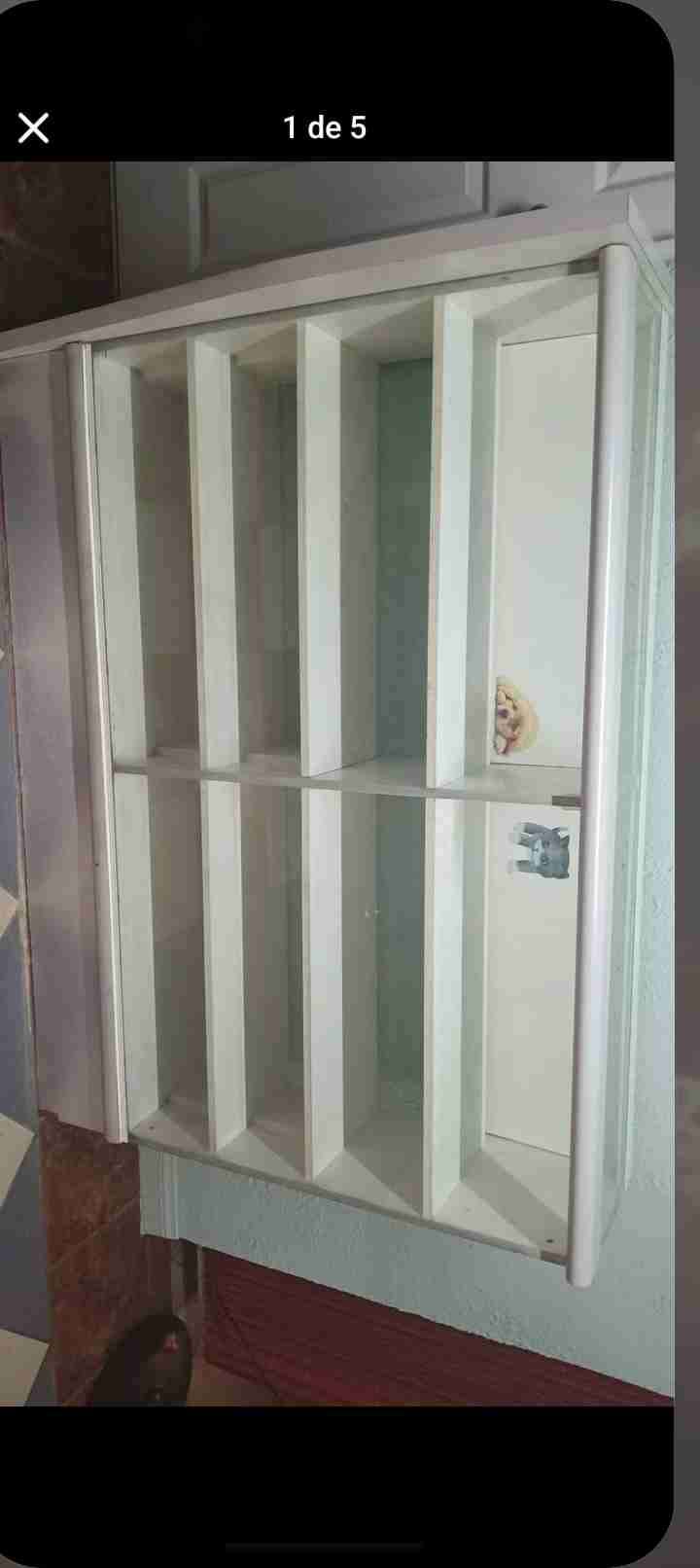 Vitrina de vidrio y madera - miniatura 6