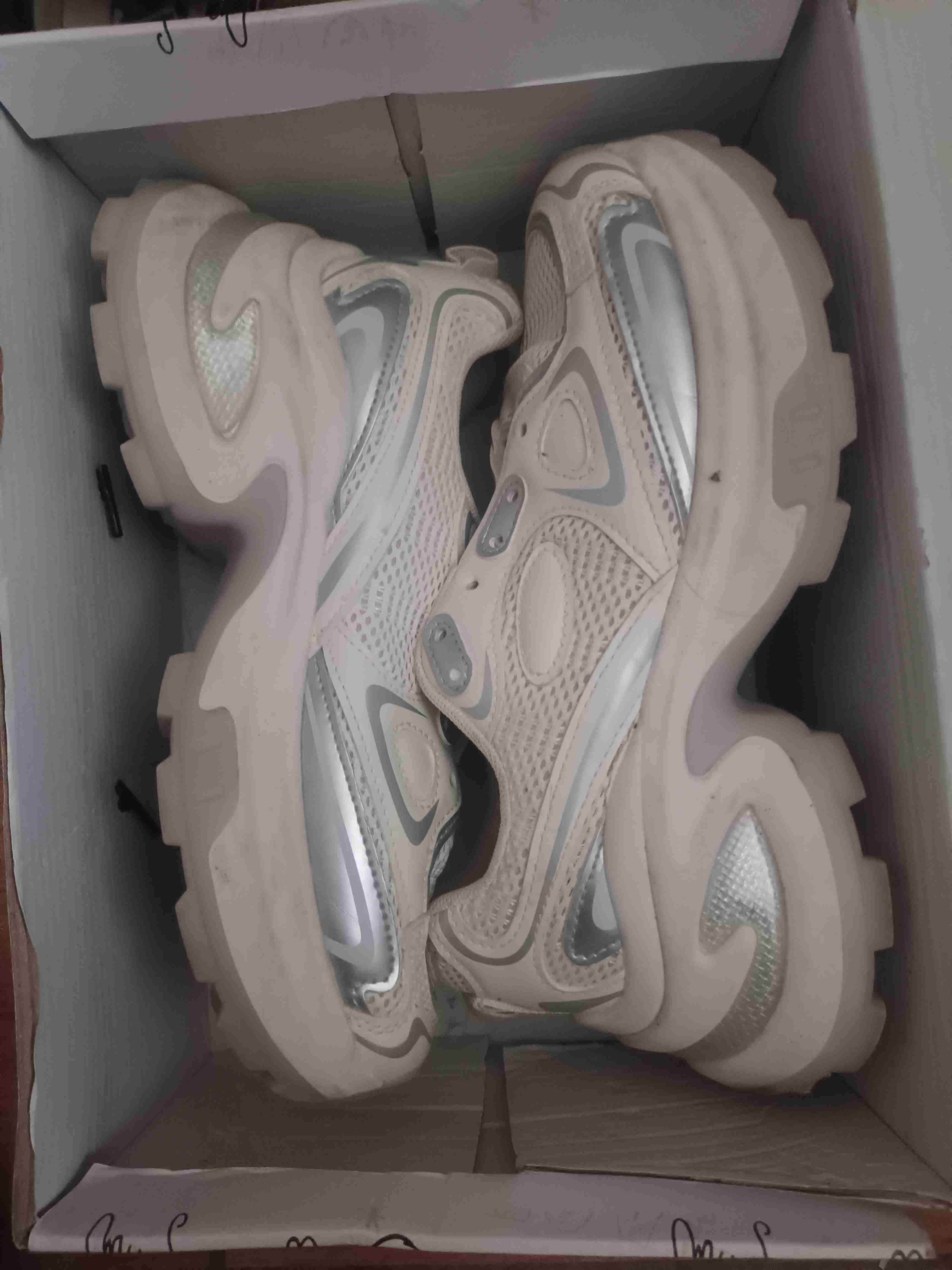 Zapatillas deportivas gris metálico - 1