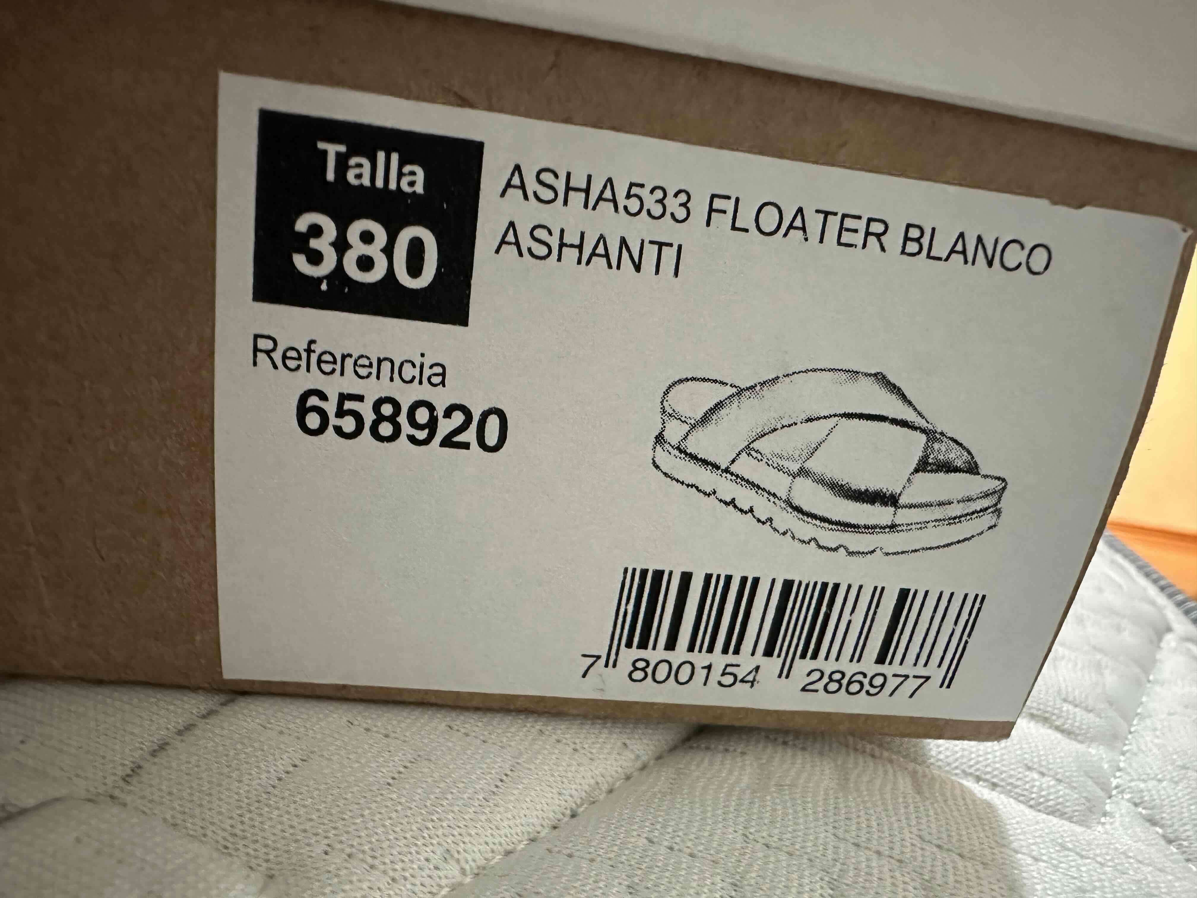 Sandalias chalas gacel nuevas color plateado - 2