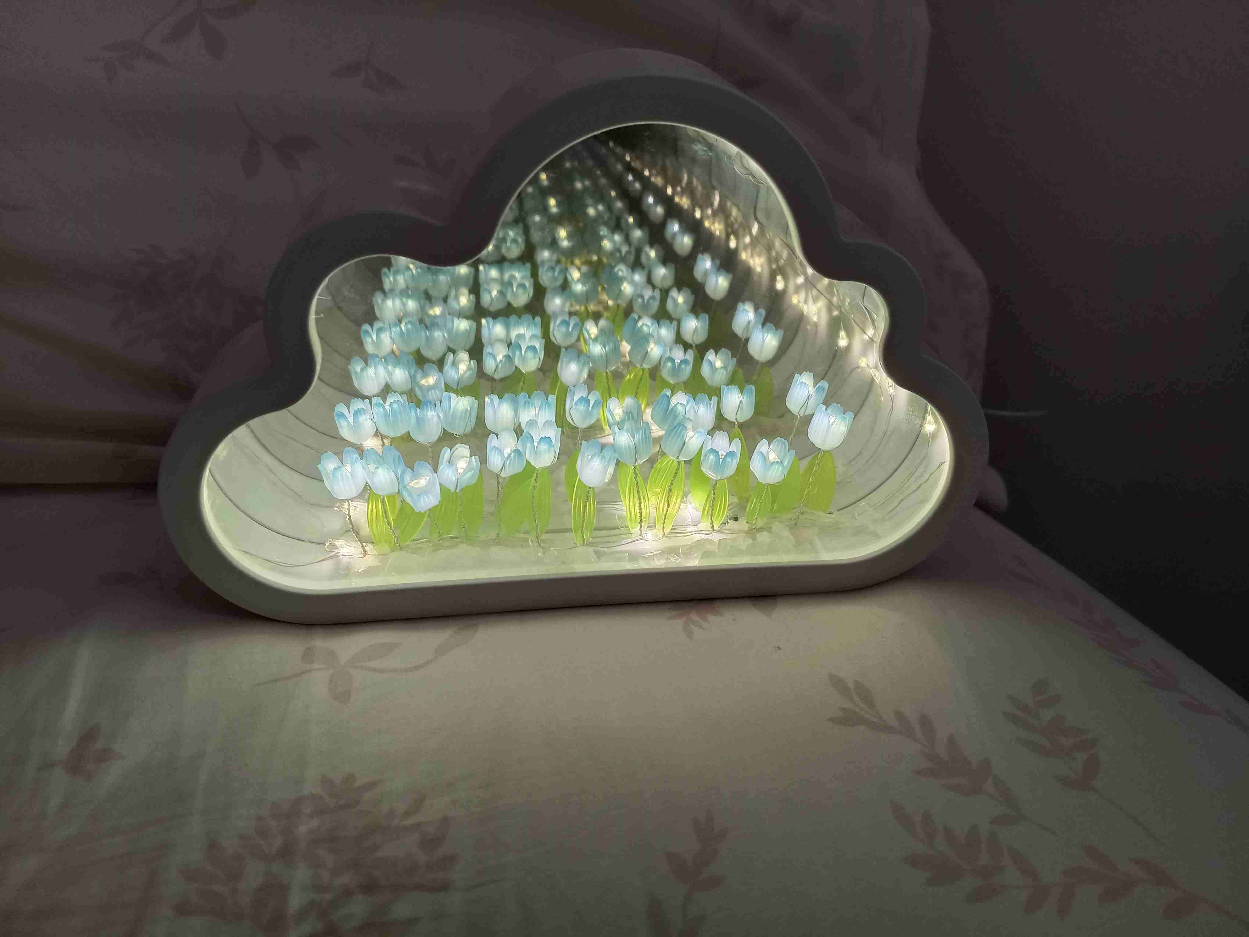 Espejo infinito de flores LED - 2