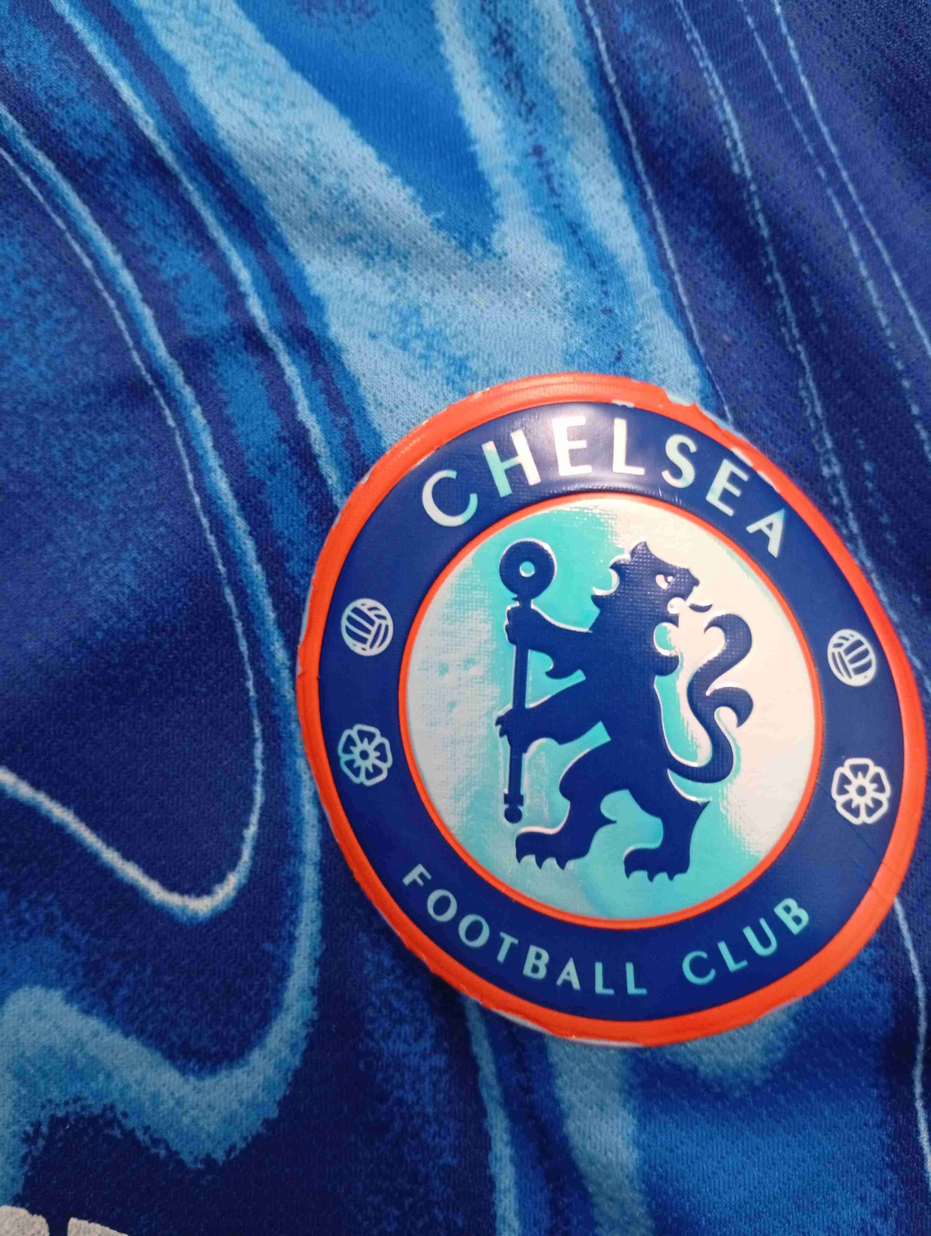 Polera azul Nike estampada - miniatura 2