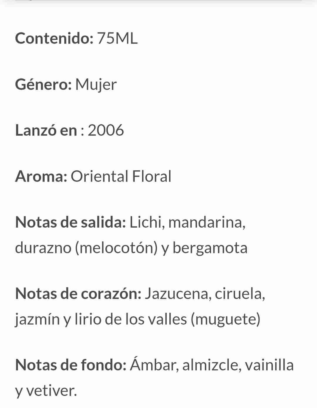 Perfume Dolce & Gabbana The One - miniatura 3