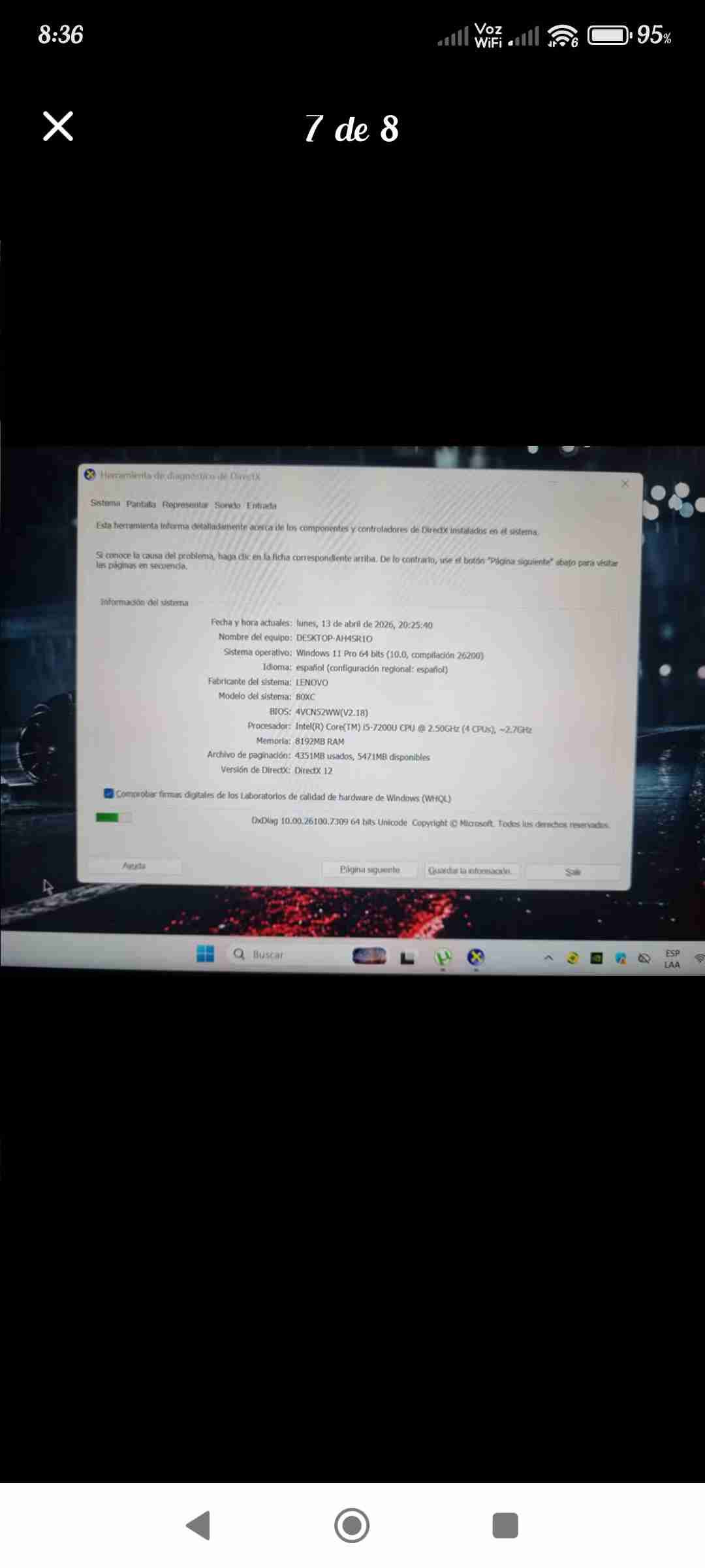 Laptop Lenovo en buen estado - miniatura 2
