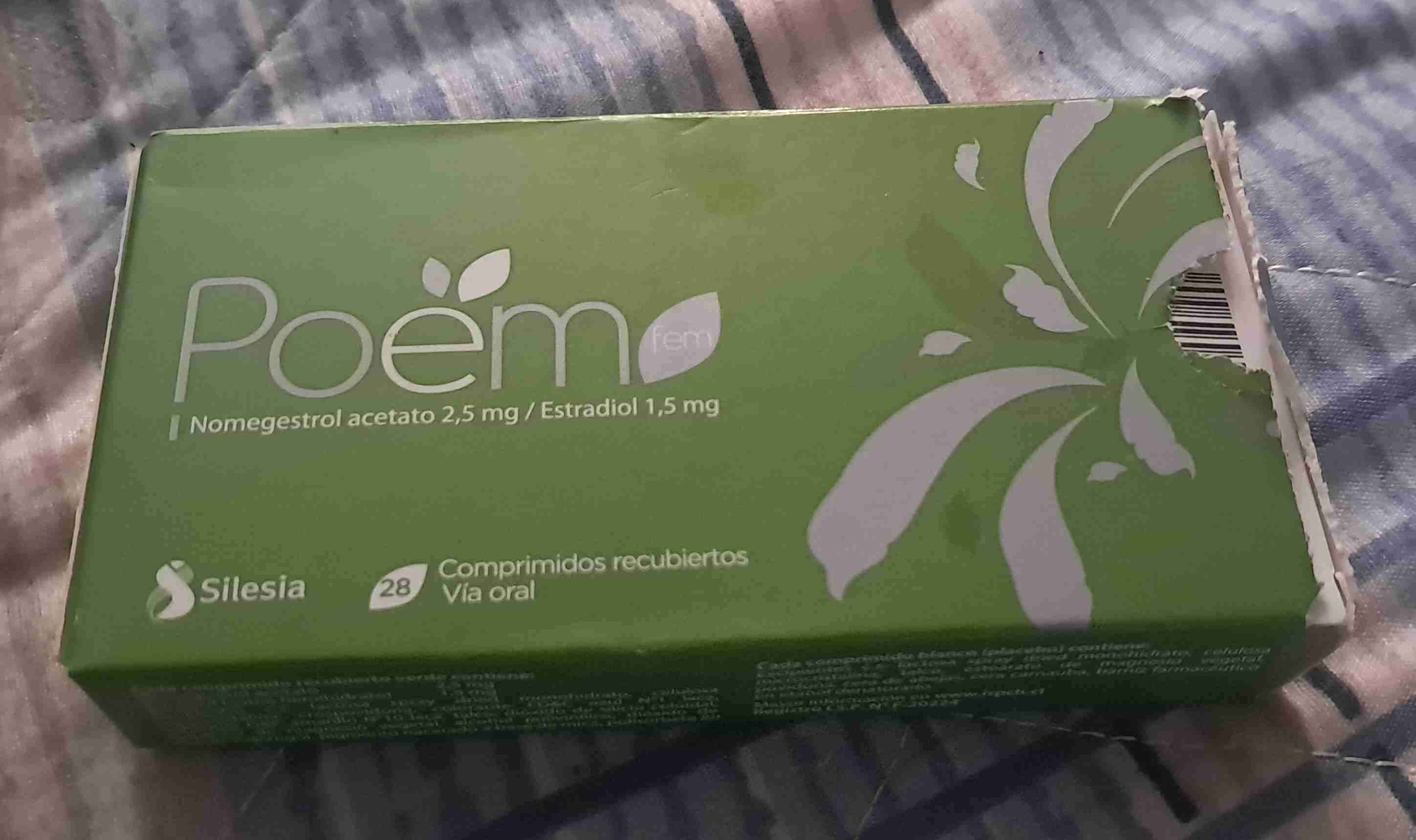Anticonceptivo Poem fem 28 comprimidos - 1