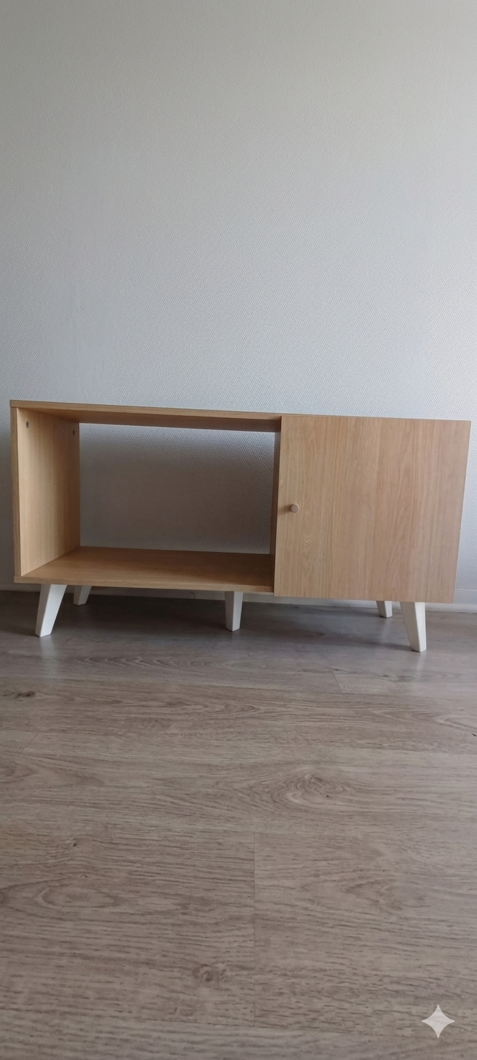 Mueble de TV madera claro - miniatura 1