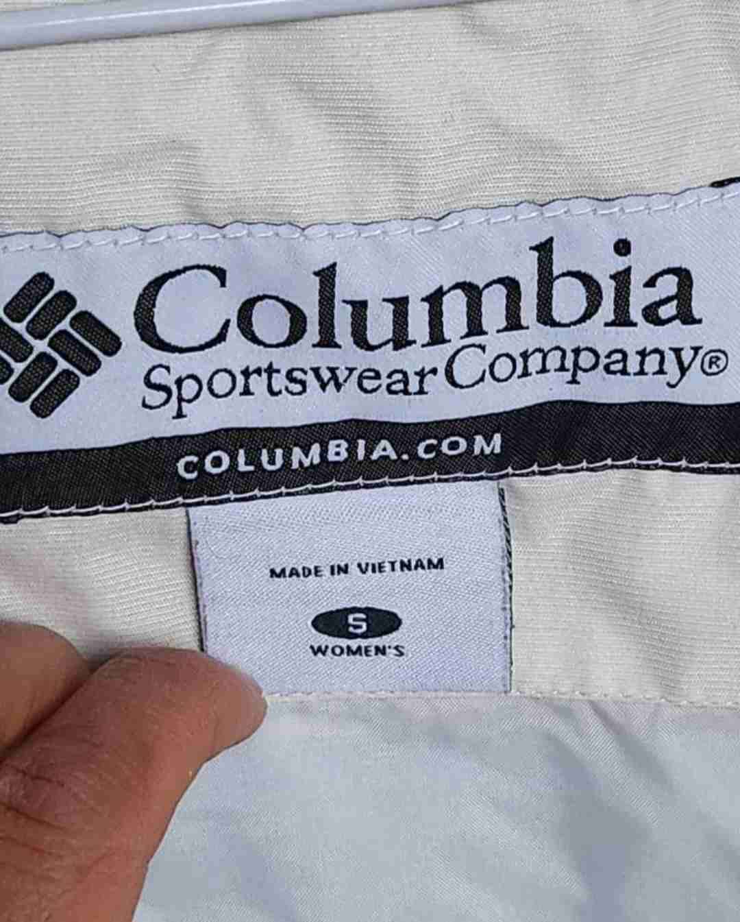 Chaqueta Columbia lila y beige - miniatura 4