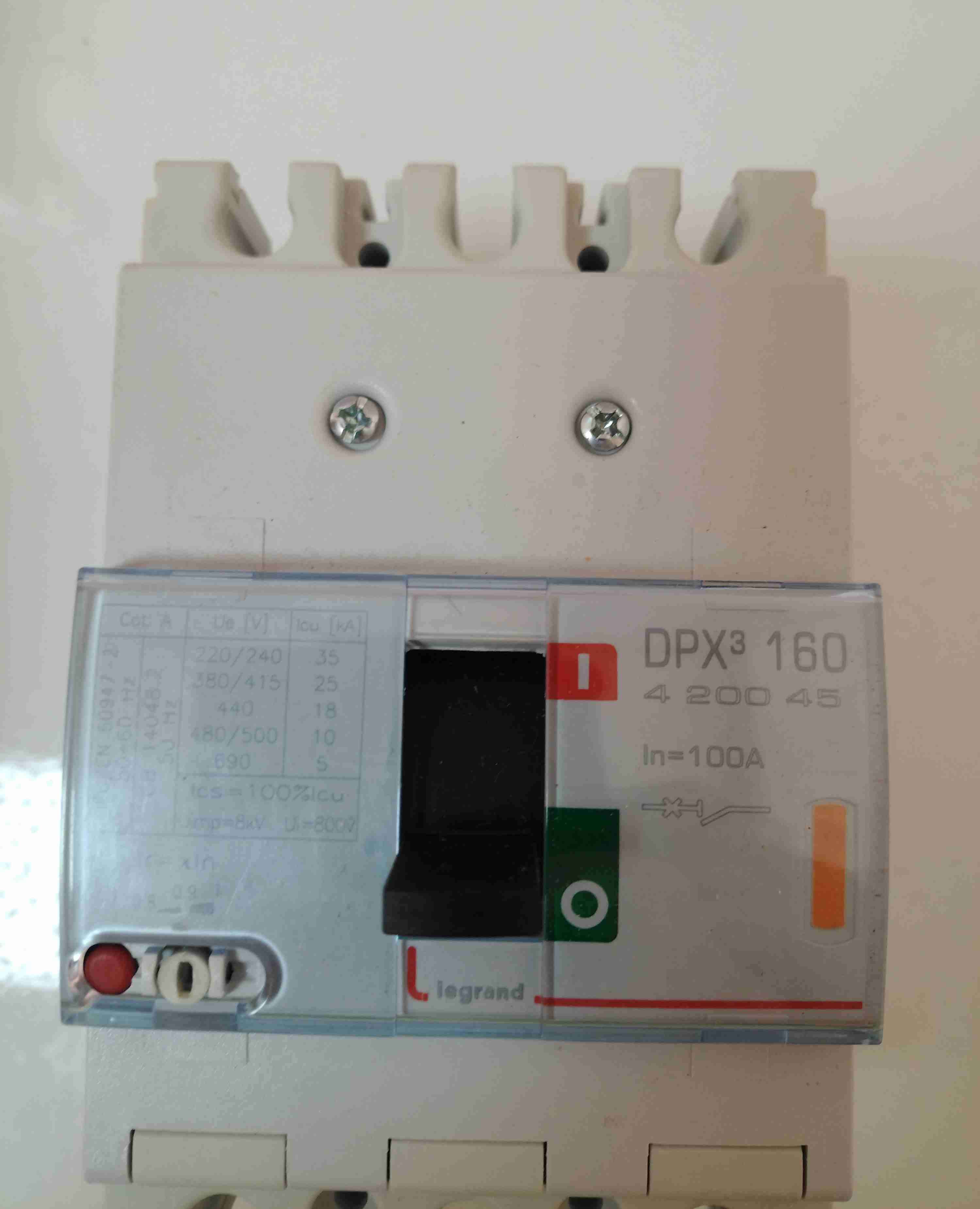 Interruptor automático Legrand DPX3 160 - 1