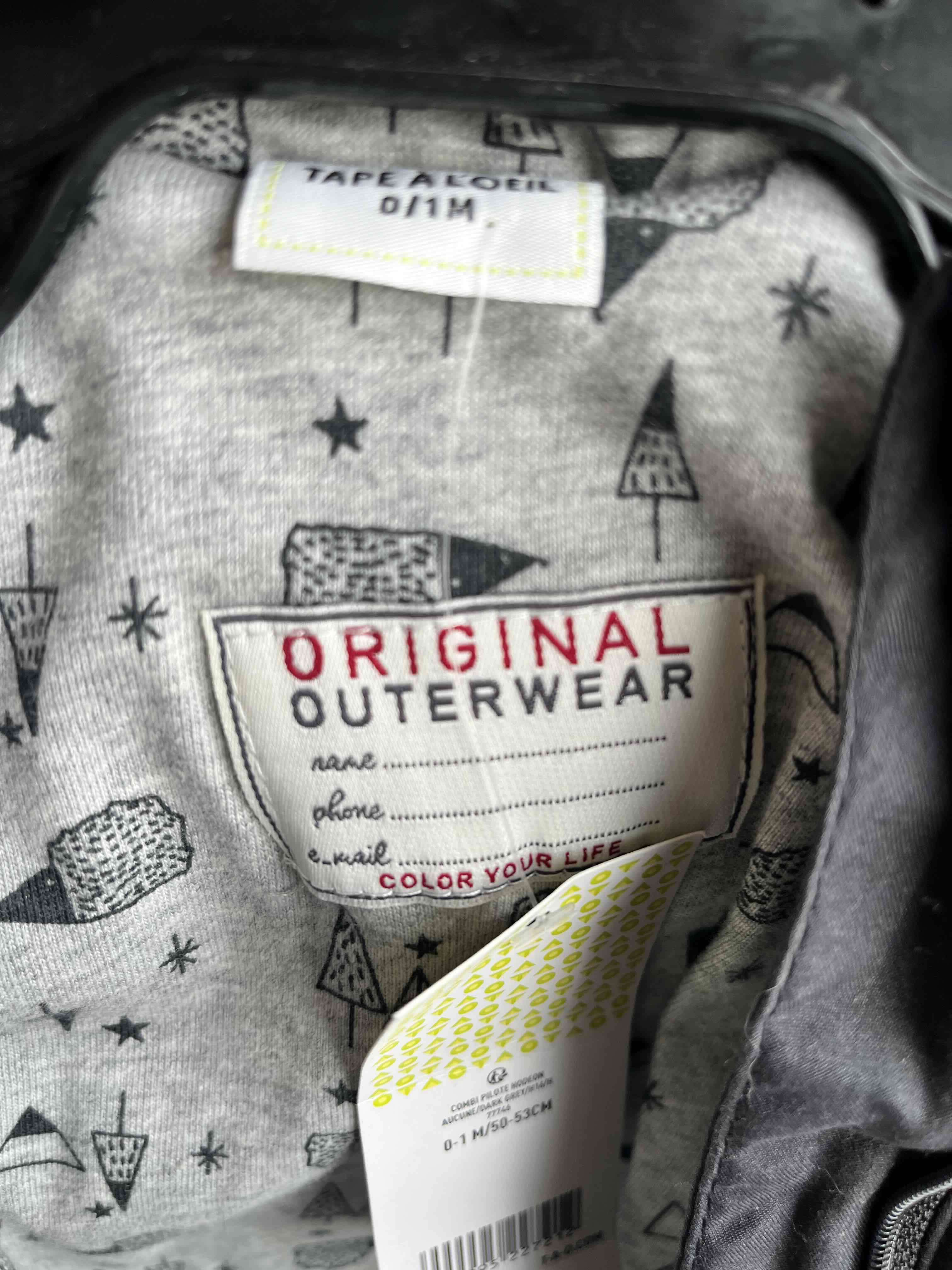 Traje para bebé gris t - miniatura 6