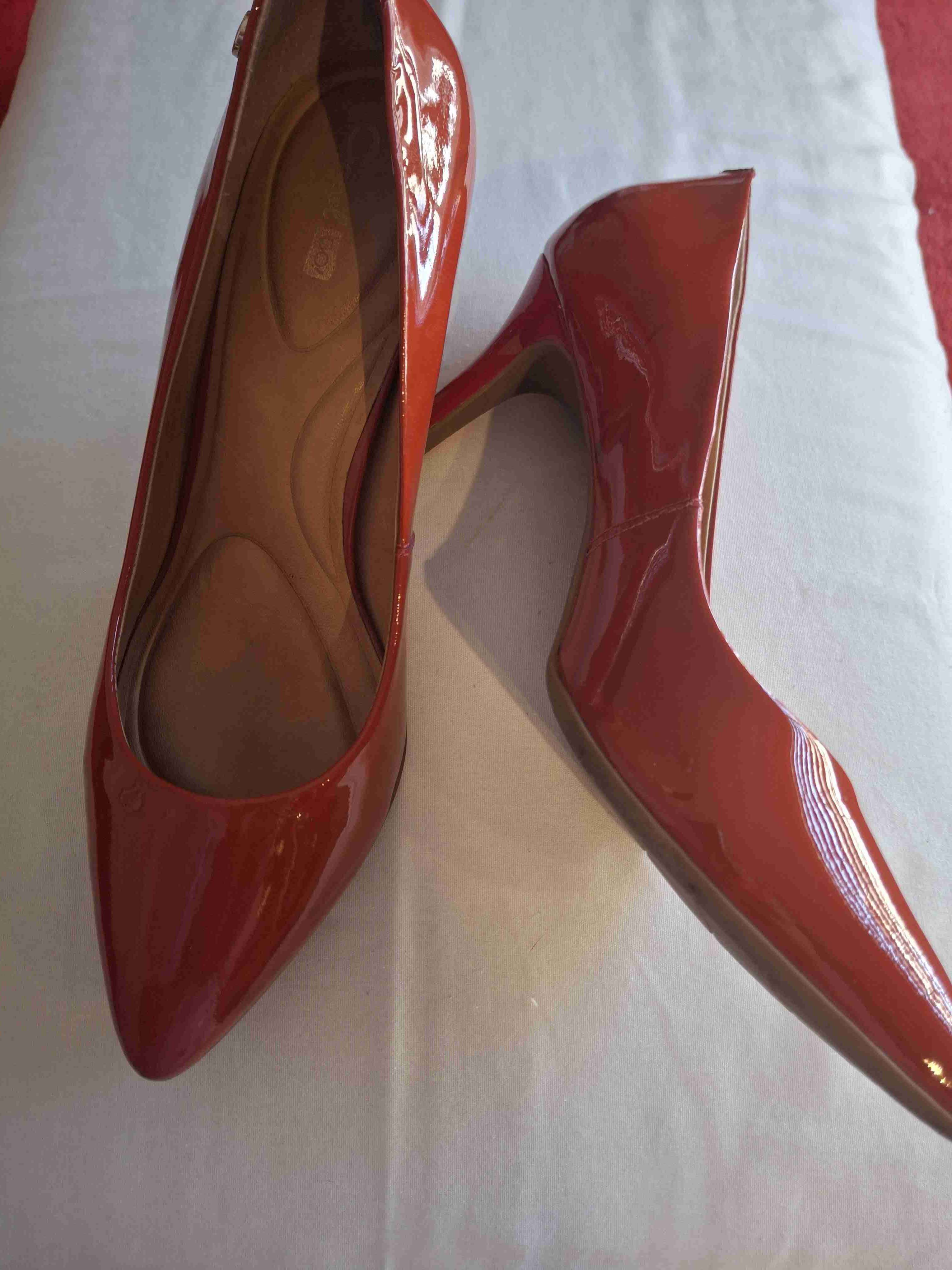 Zapatos de tacón rojos brillantes Gacel - miniatura 1