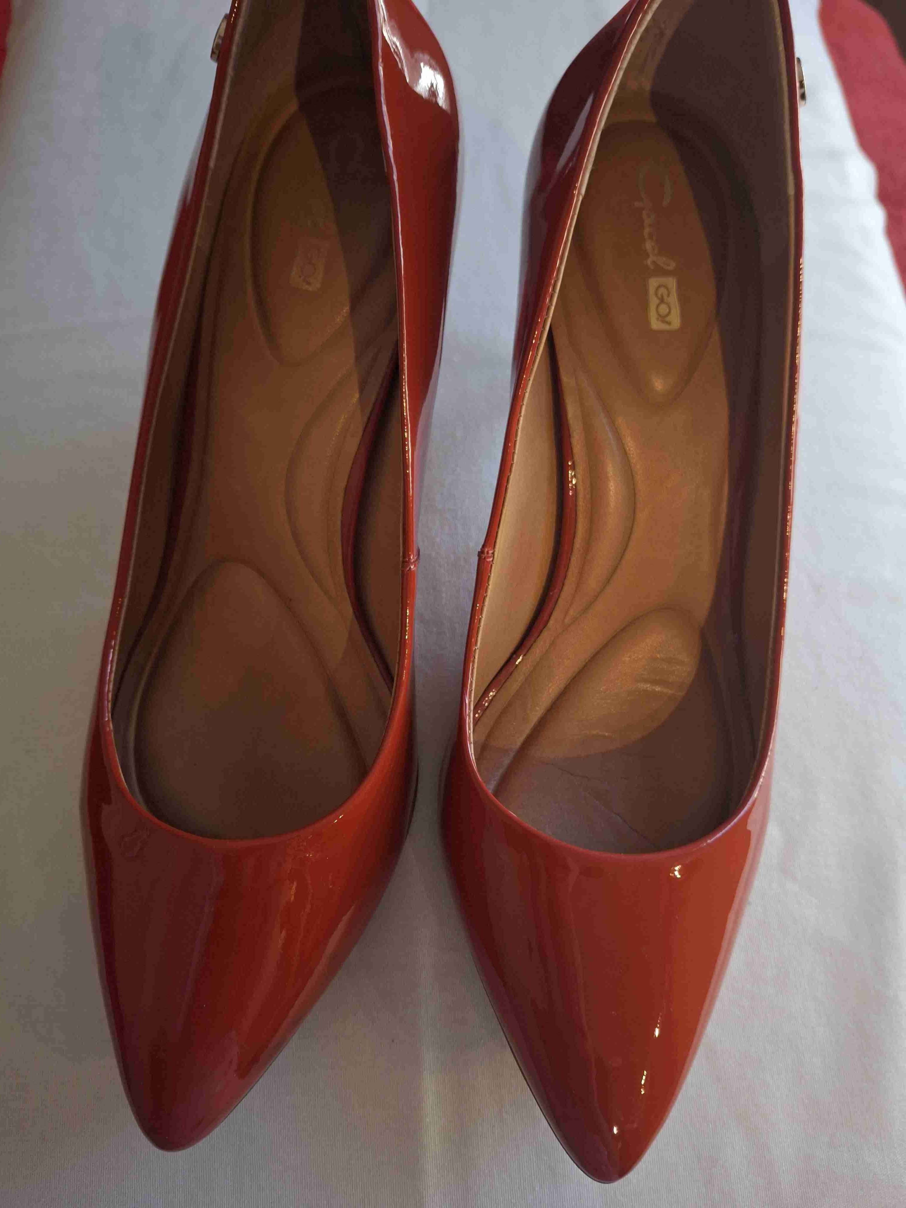 Zapatos de tacón rojos brillantes Gacel - miniatura 2