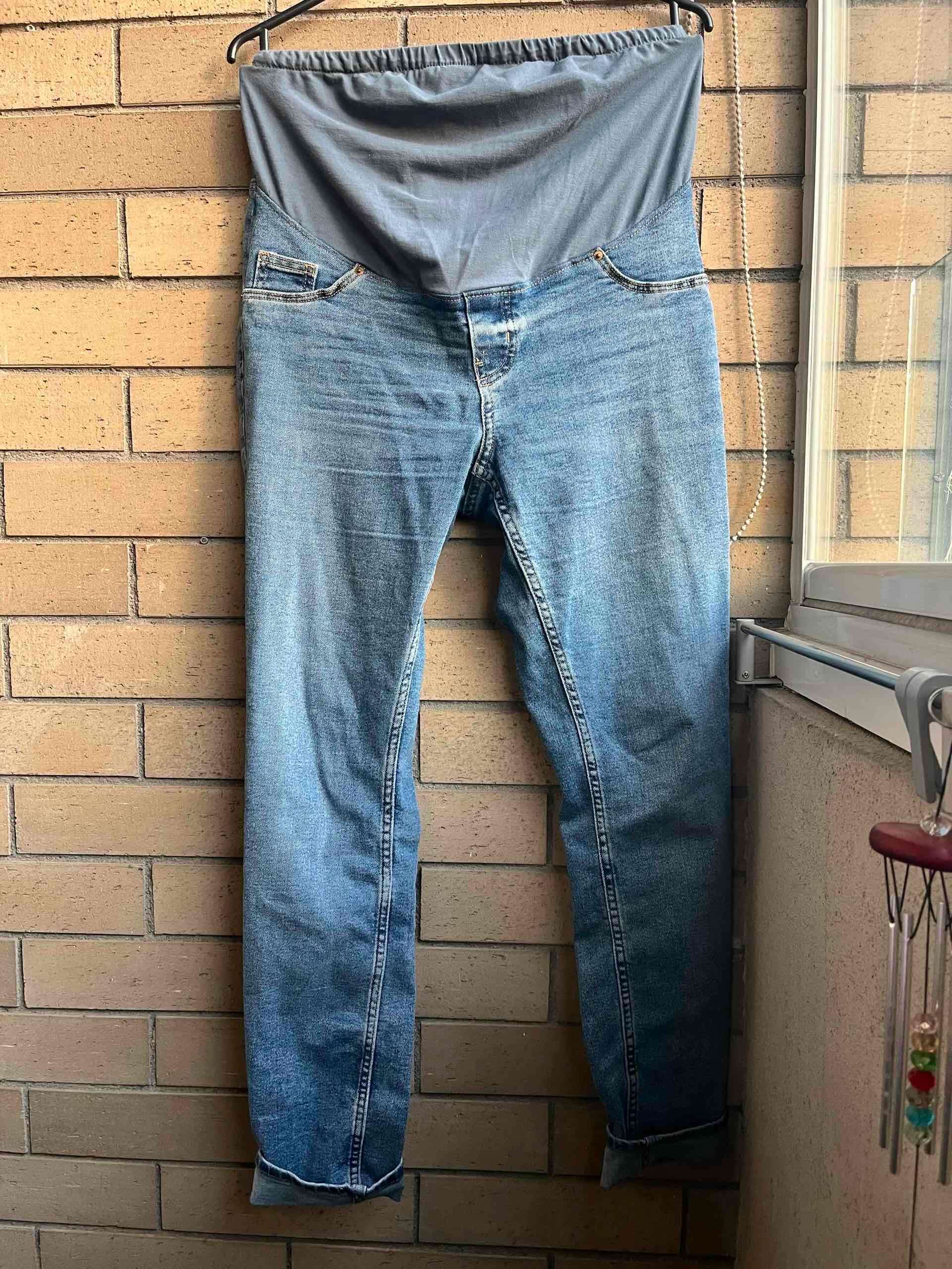 Jeans maternales azules - miniatura 1