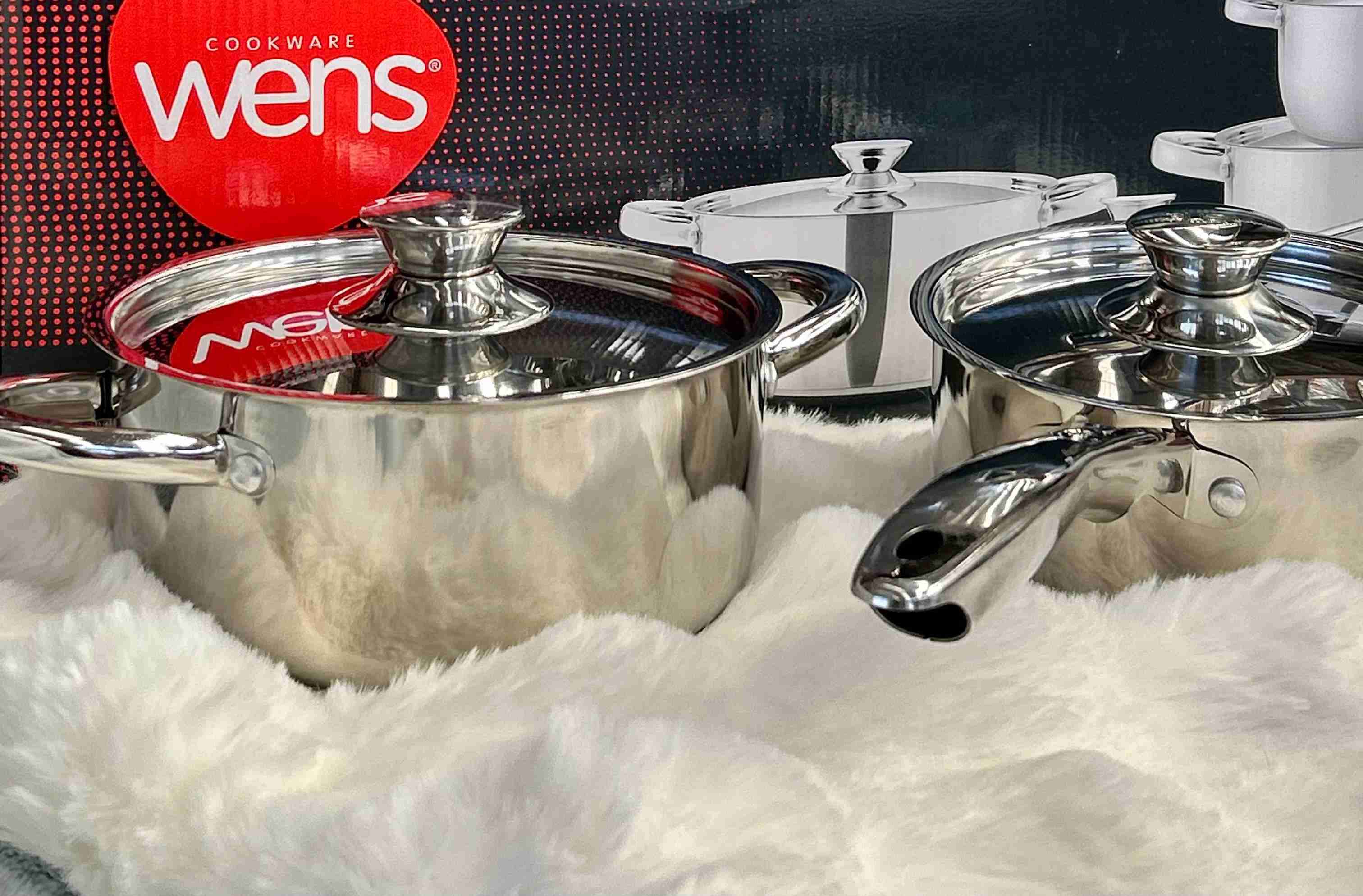 Set de ollas de acero inoxidable 8 piezas - miniatura 4