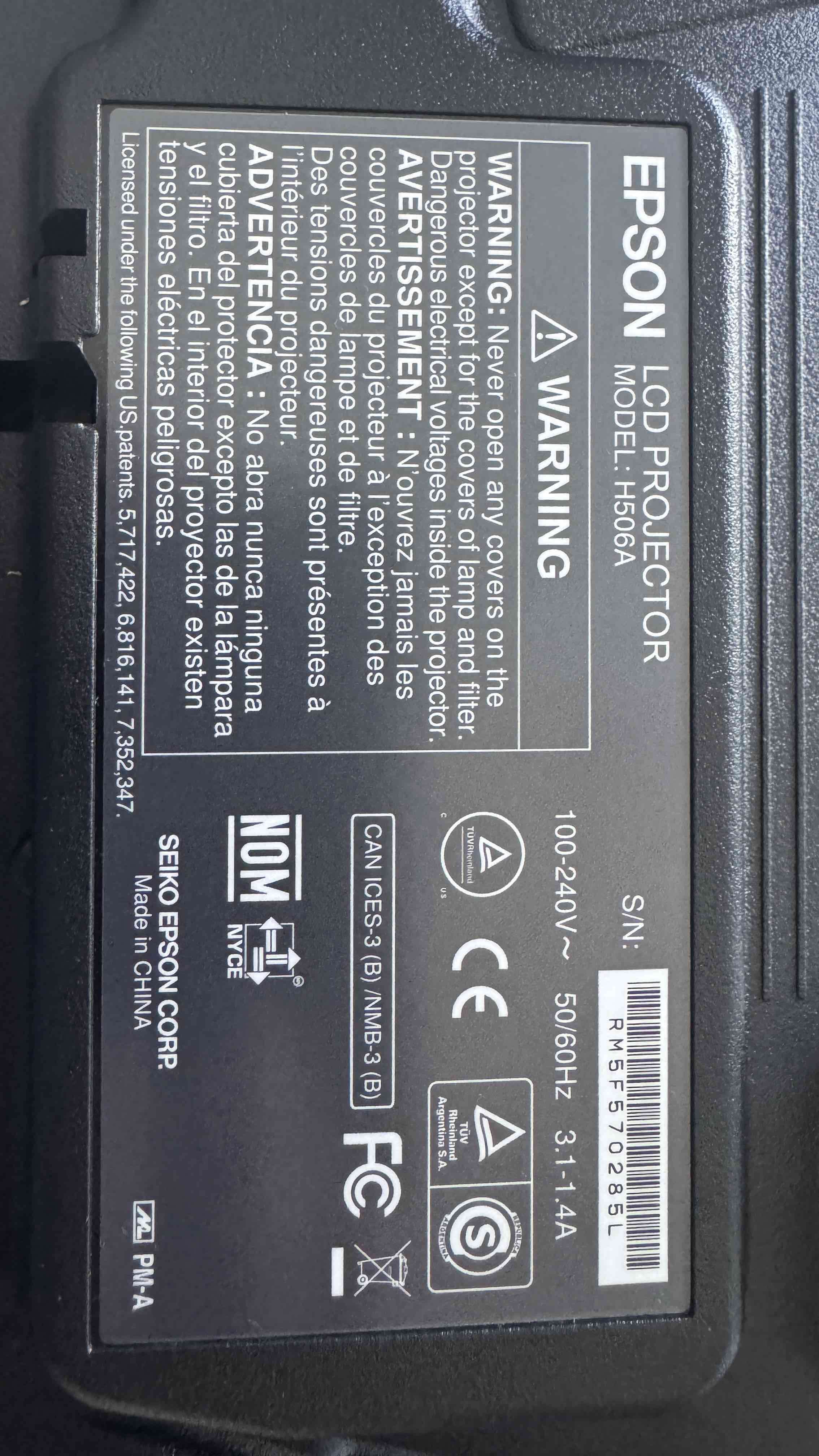 Proyector Epson modelo 1930 - miniatura 3