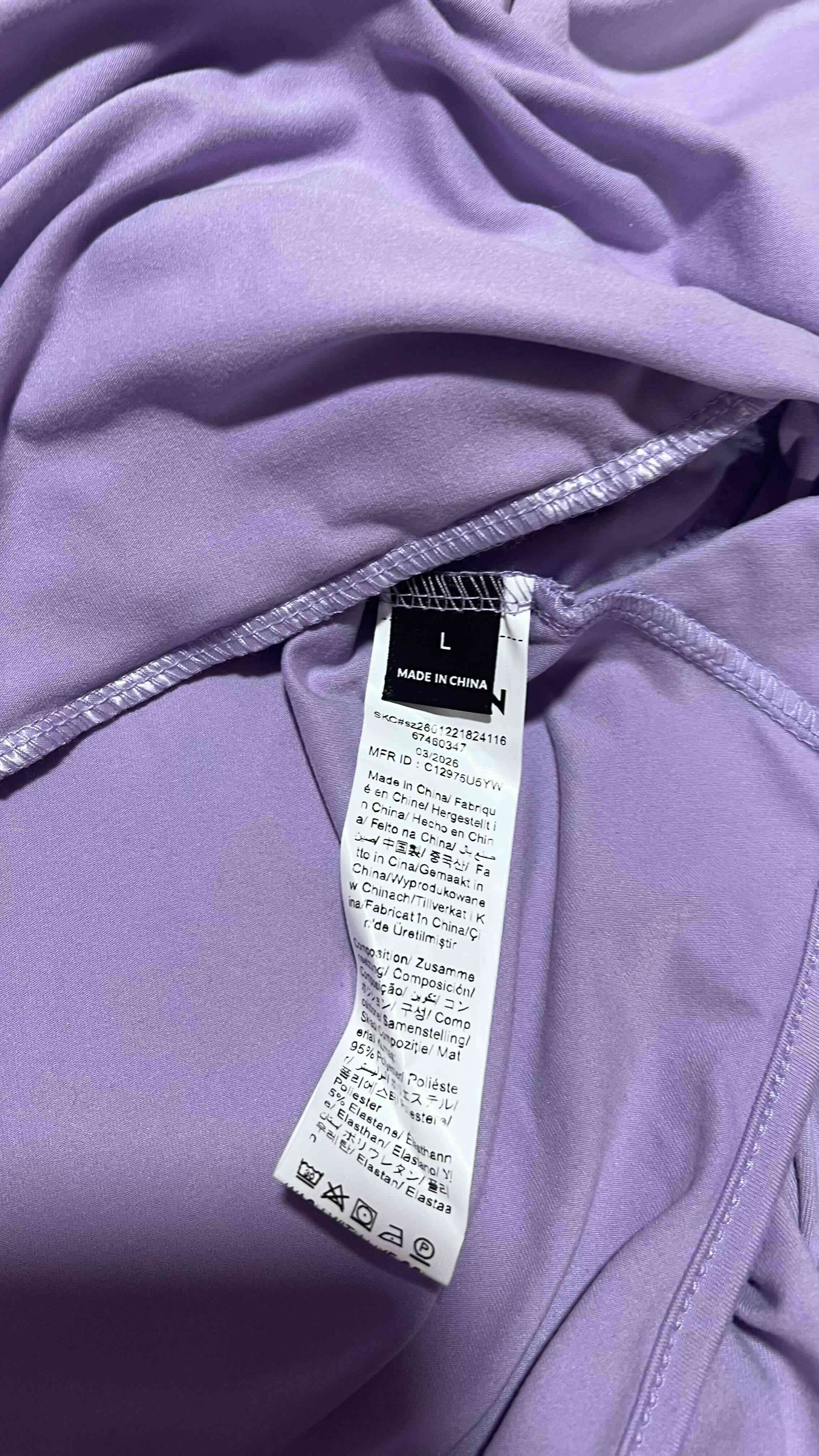 Body lila de manga larga - miniatura 3