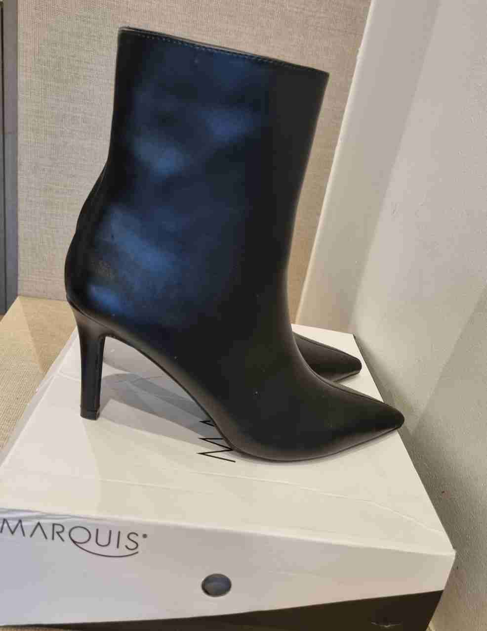 Botines negros de cuero Marquis - miniatura 2