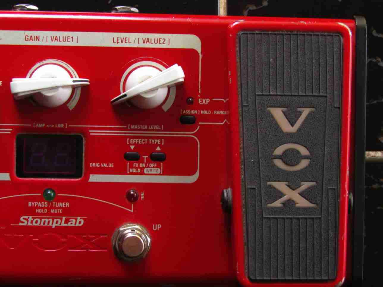 Pedal multiefectos VOX StompLab rojo - miniatura 4