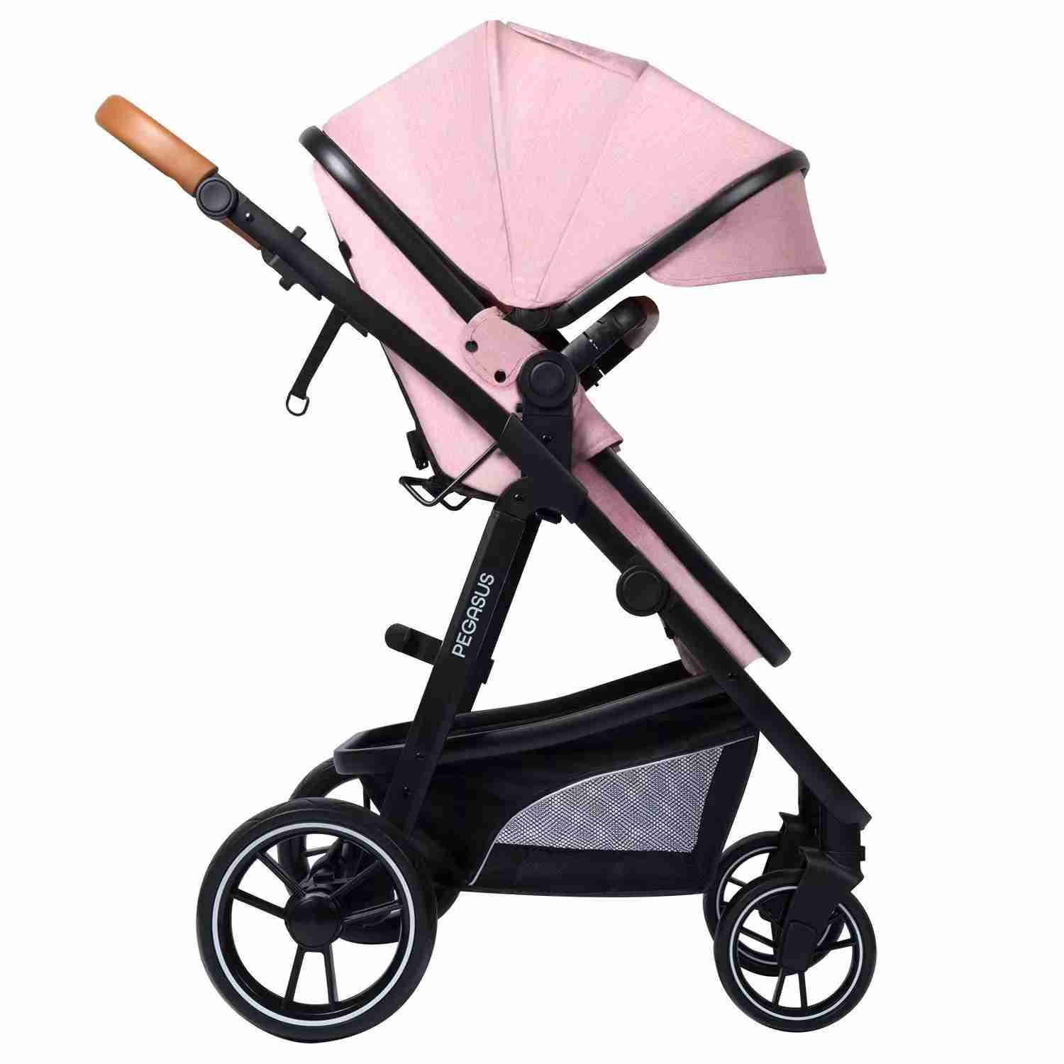 Coche y silla de auto Pegasus Rosado - 2