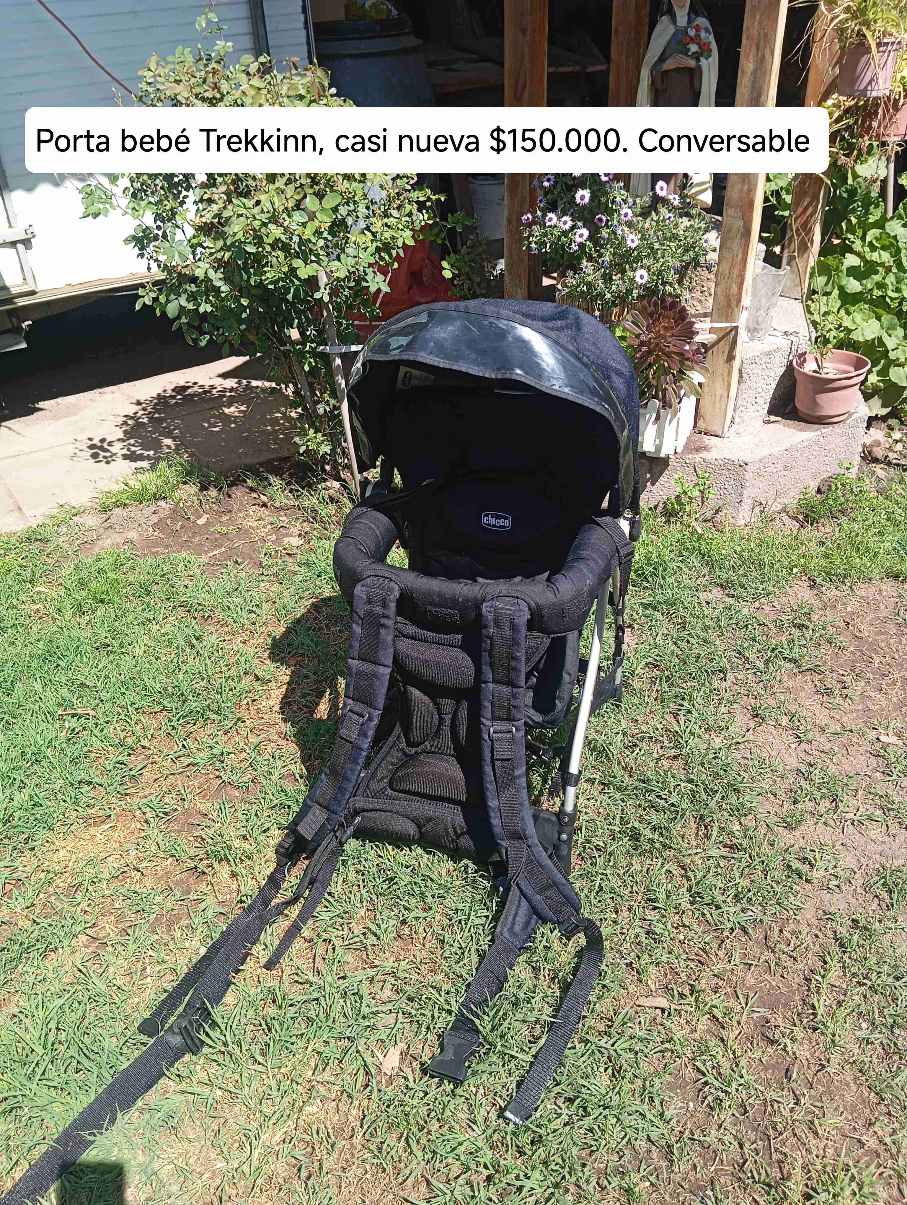 Porta bebé Trekinn negro - miniatura 1