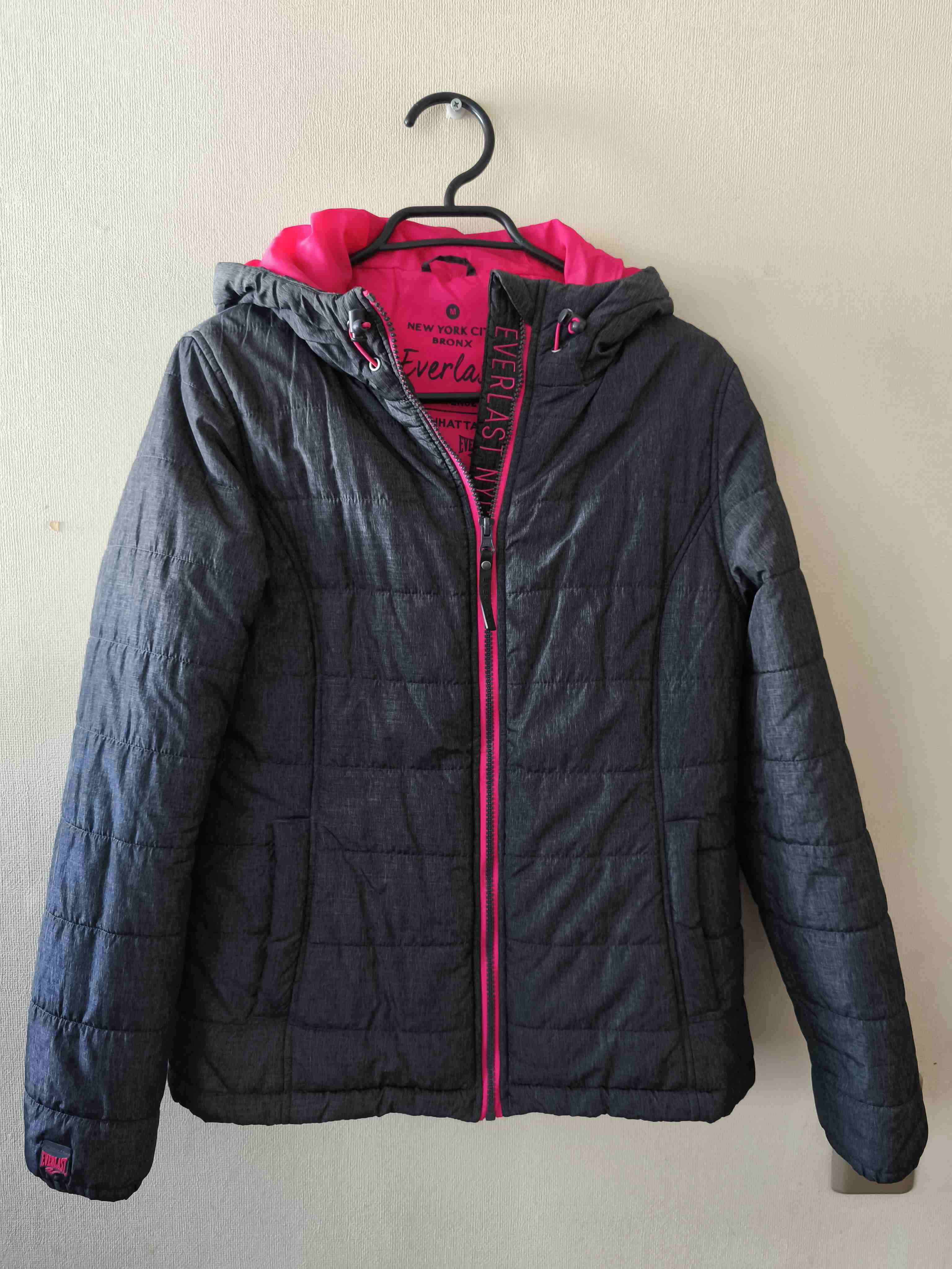 Chaqueta Everlast gris con capucha - miniatura 1