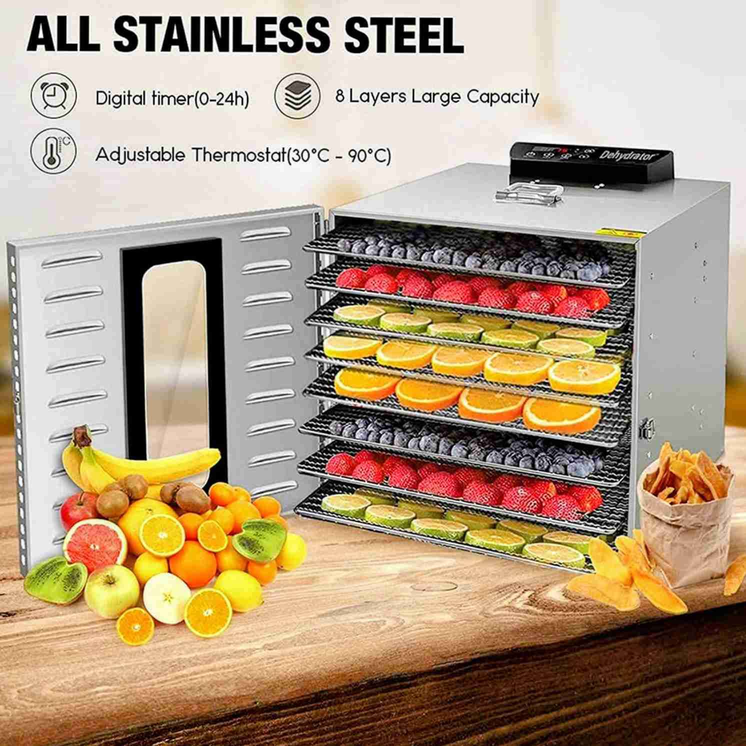 Deshidratador de alimentos Ecobeck 8 bandejas - miniatura 4