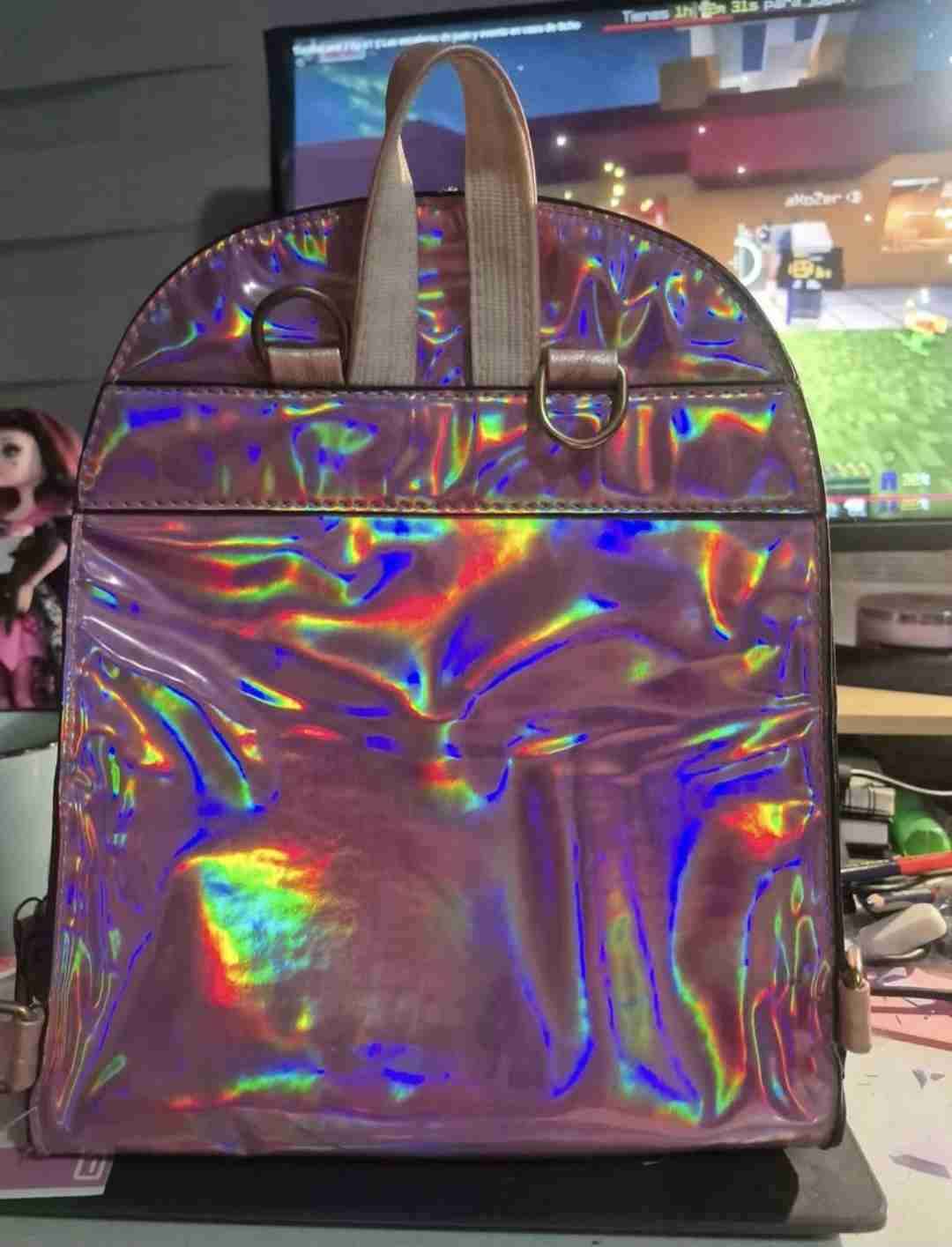 Mochila holográfica brillante - miniatura 3