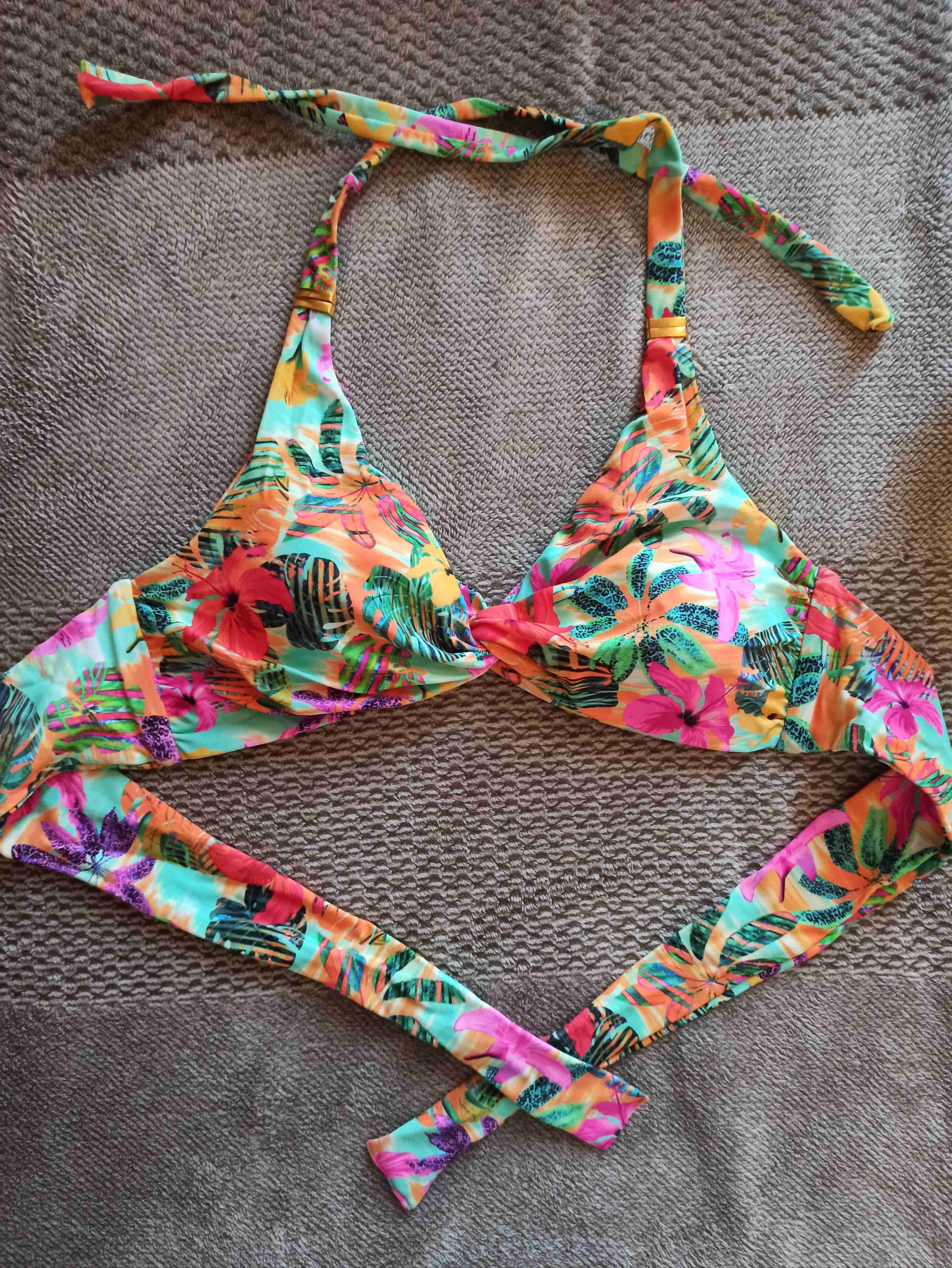 Bikini tropical colores vibrantes - miniatura 2