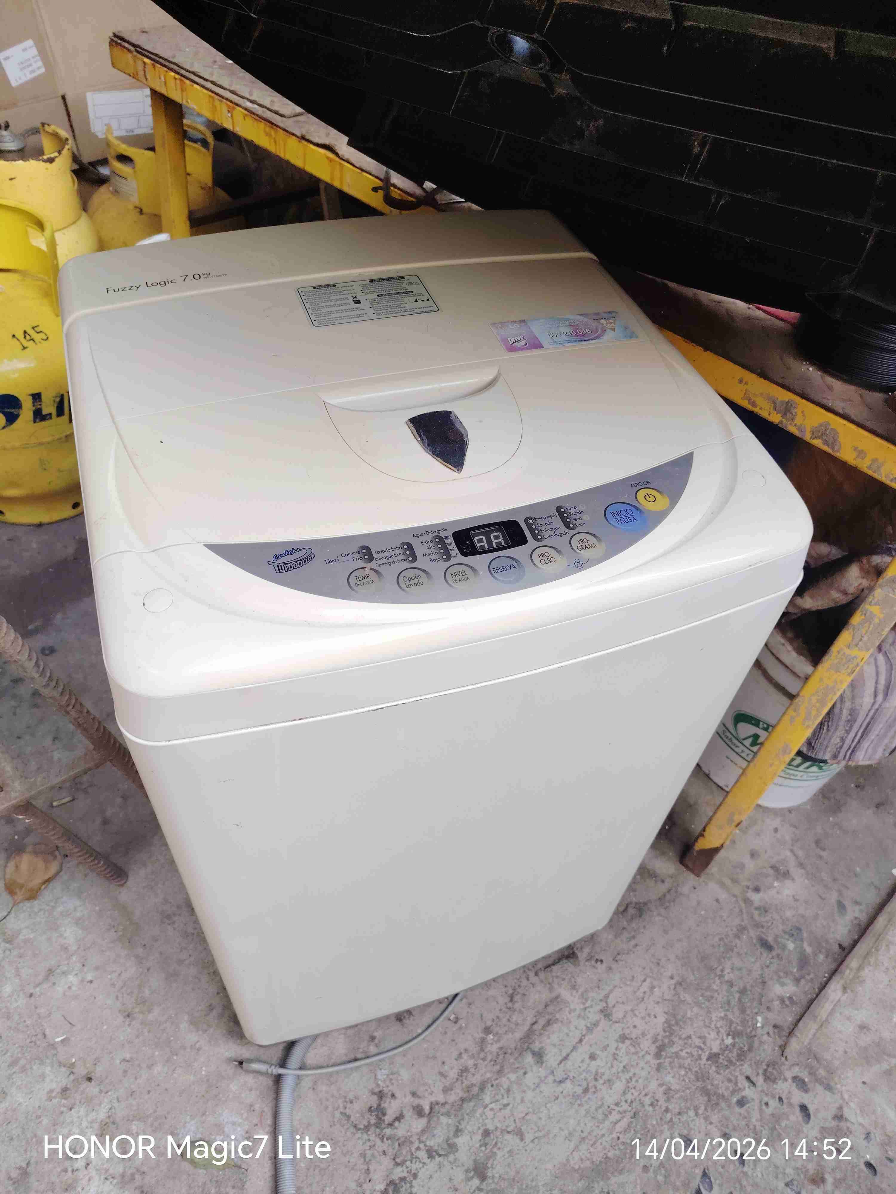 Lavadora semi automática 7 kg