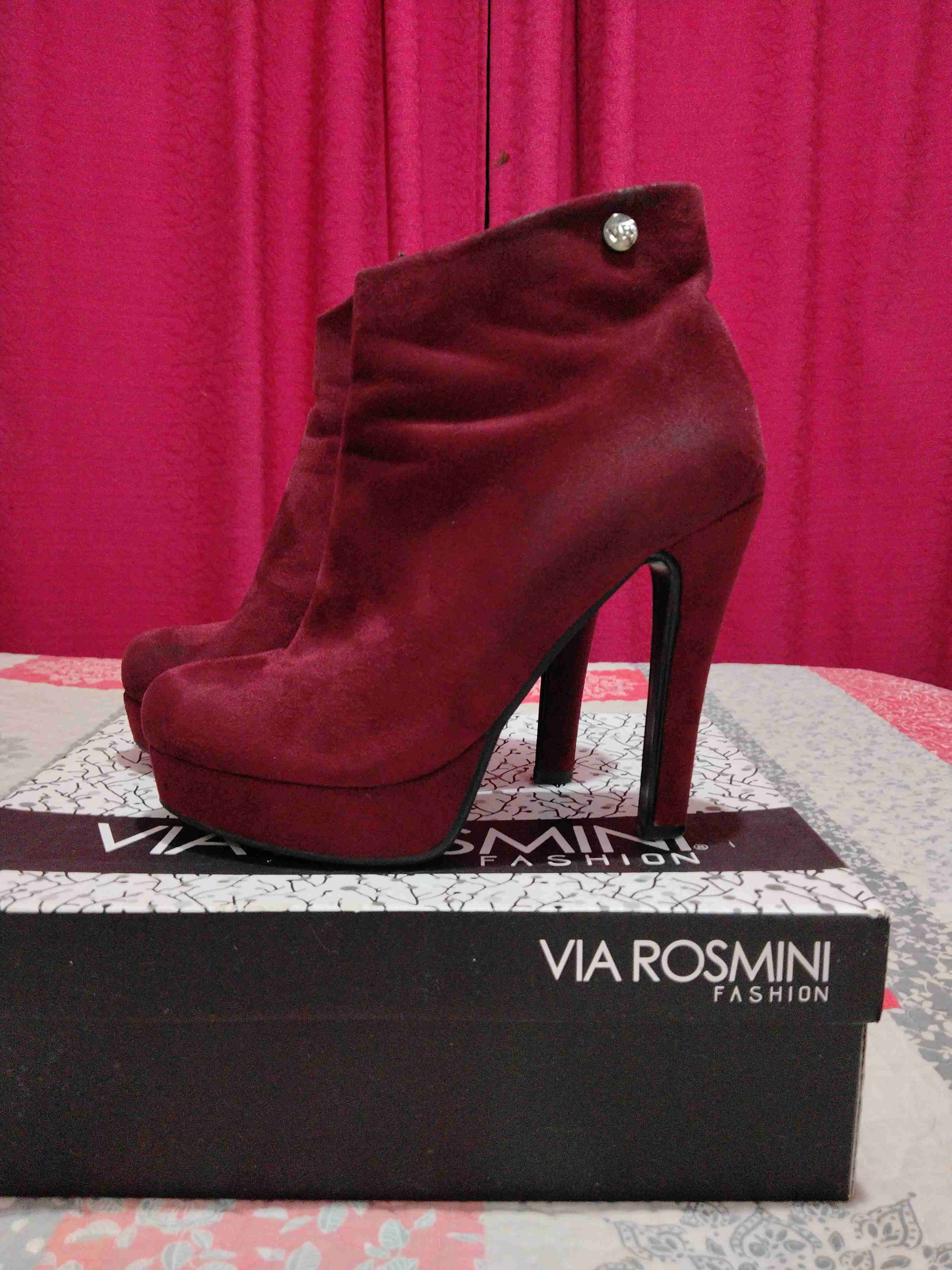 Botines Burgundy Via Rosmini - miniatura 2