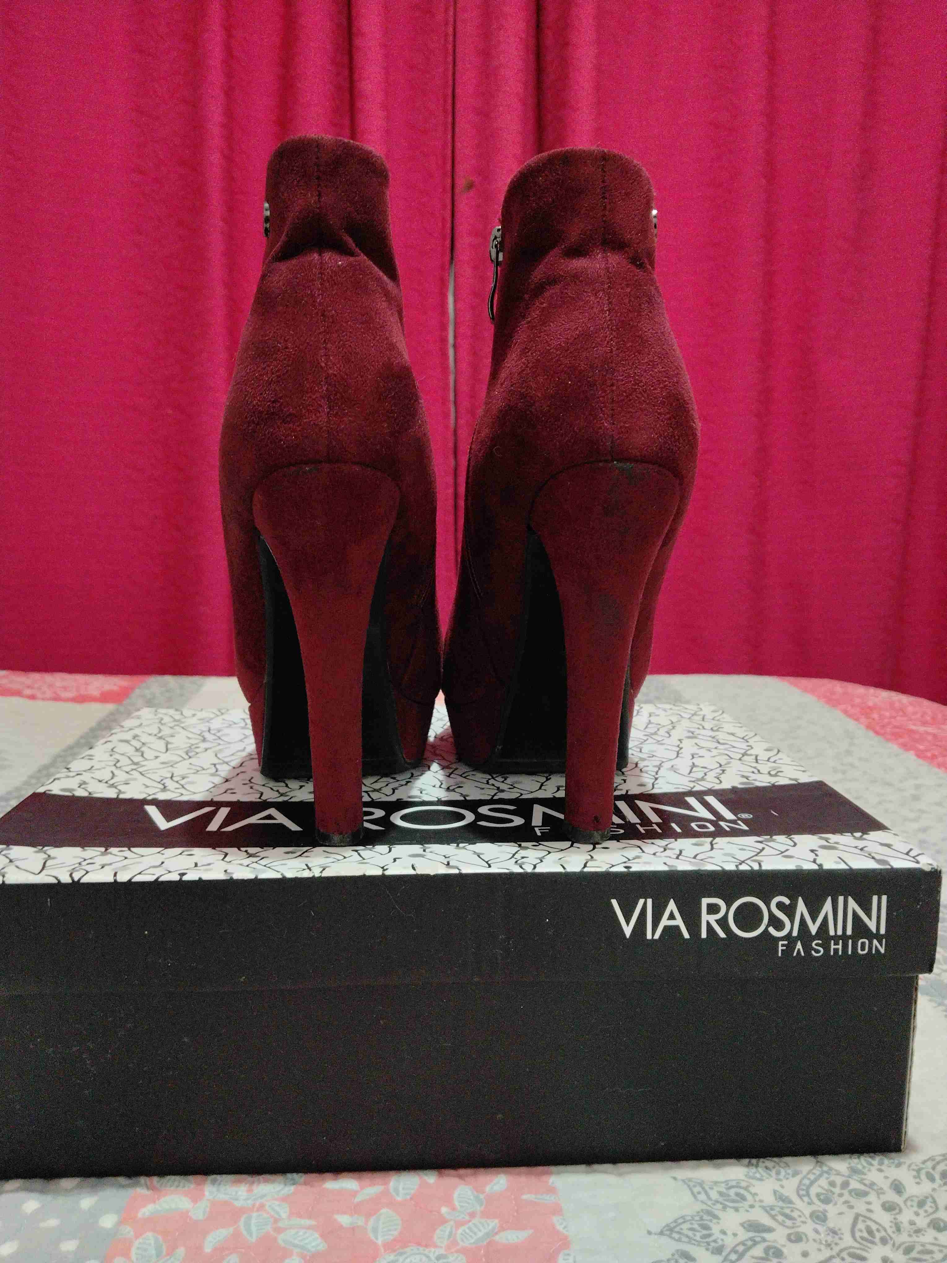Botines Burgundy Via Rosmini - miniatura 3