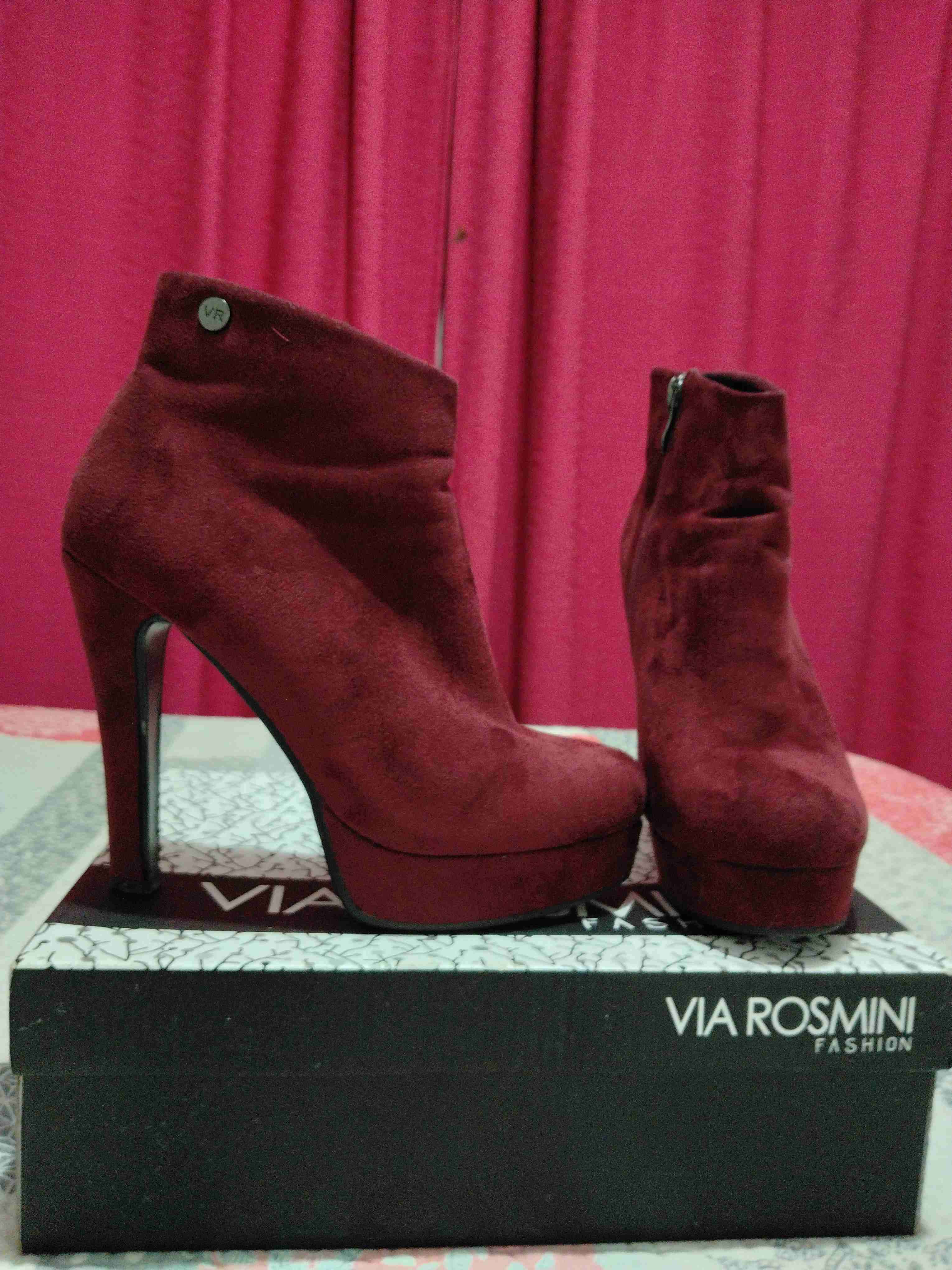 Botines Burgundy Via Rosmini - miniatura 5