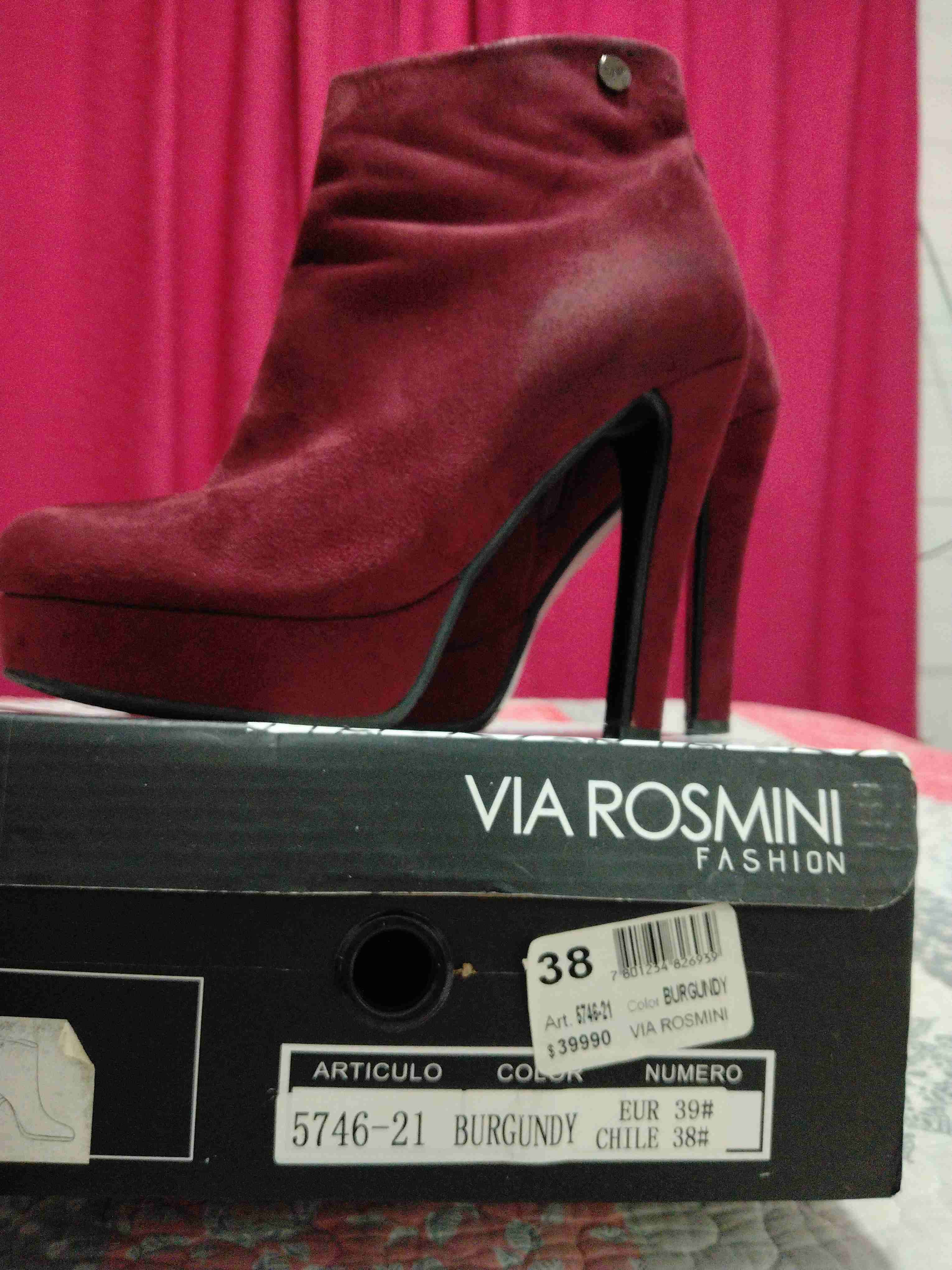 Botines Burgundy Via Rosmini - miniatura 6