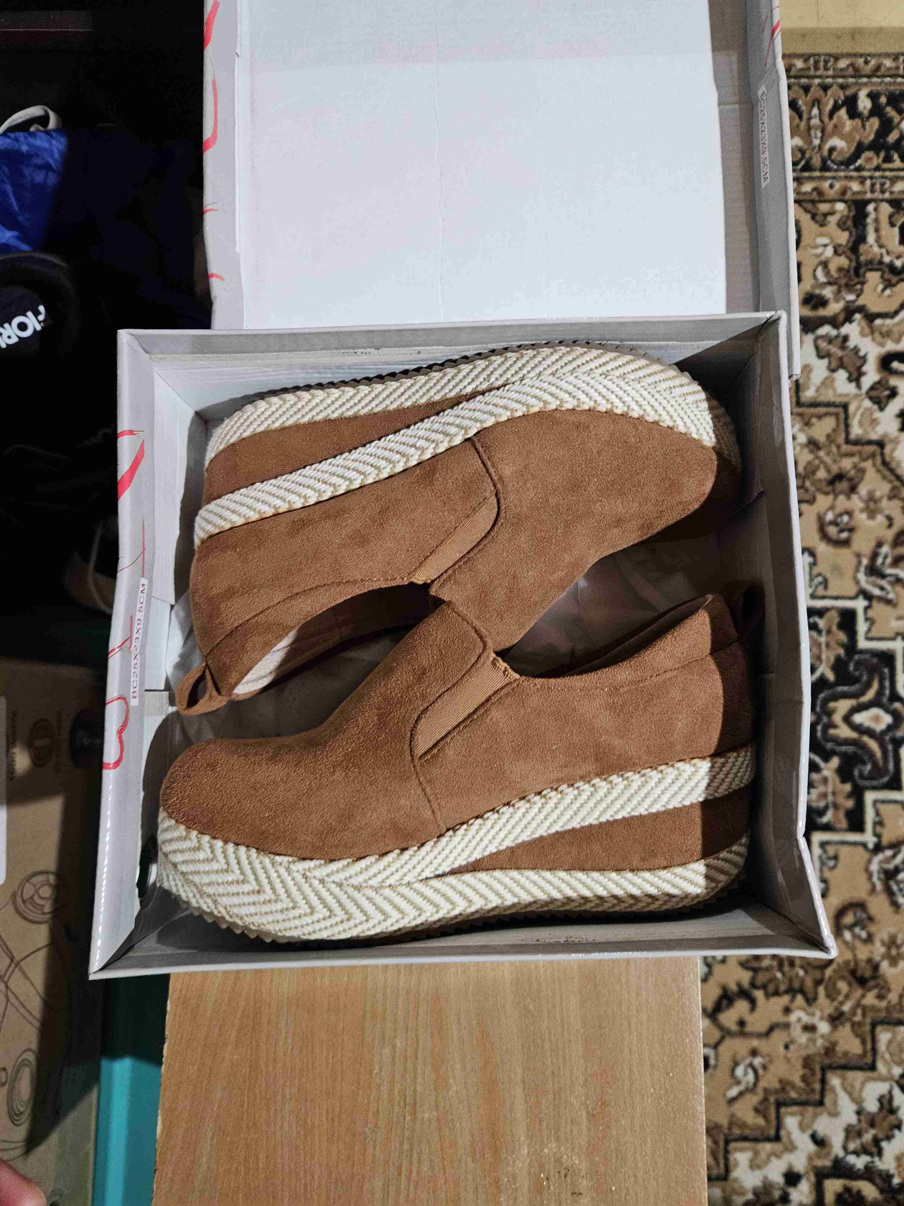 Zapatos 35 tacón ocre nuevos - 1