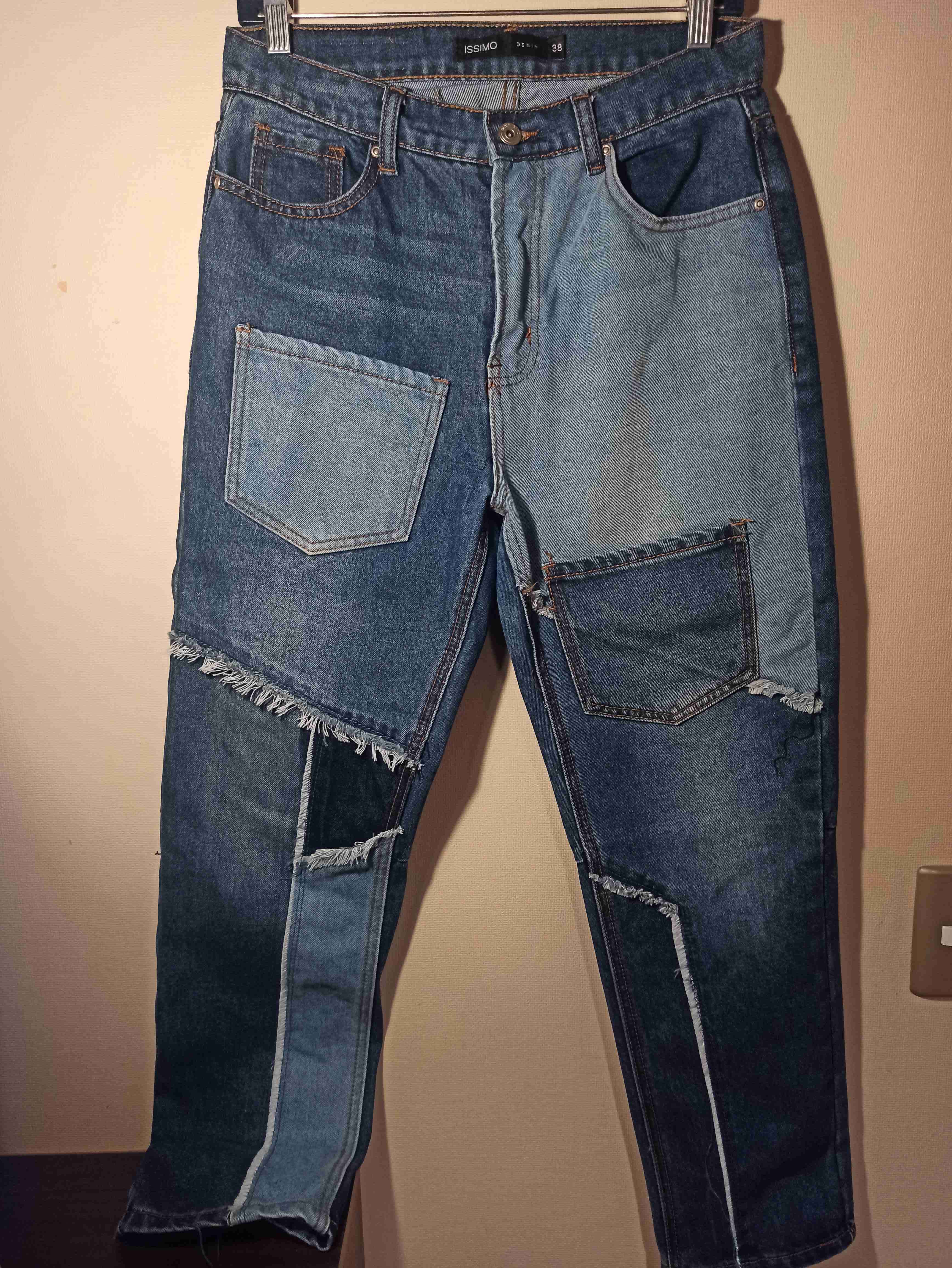 Jeans patchwork azul - miniatura 1