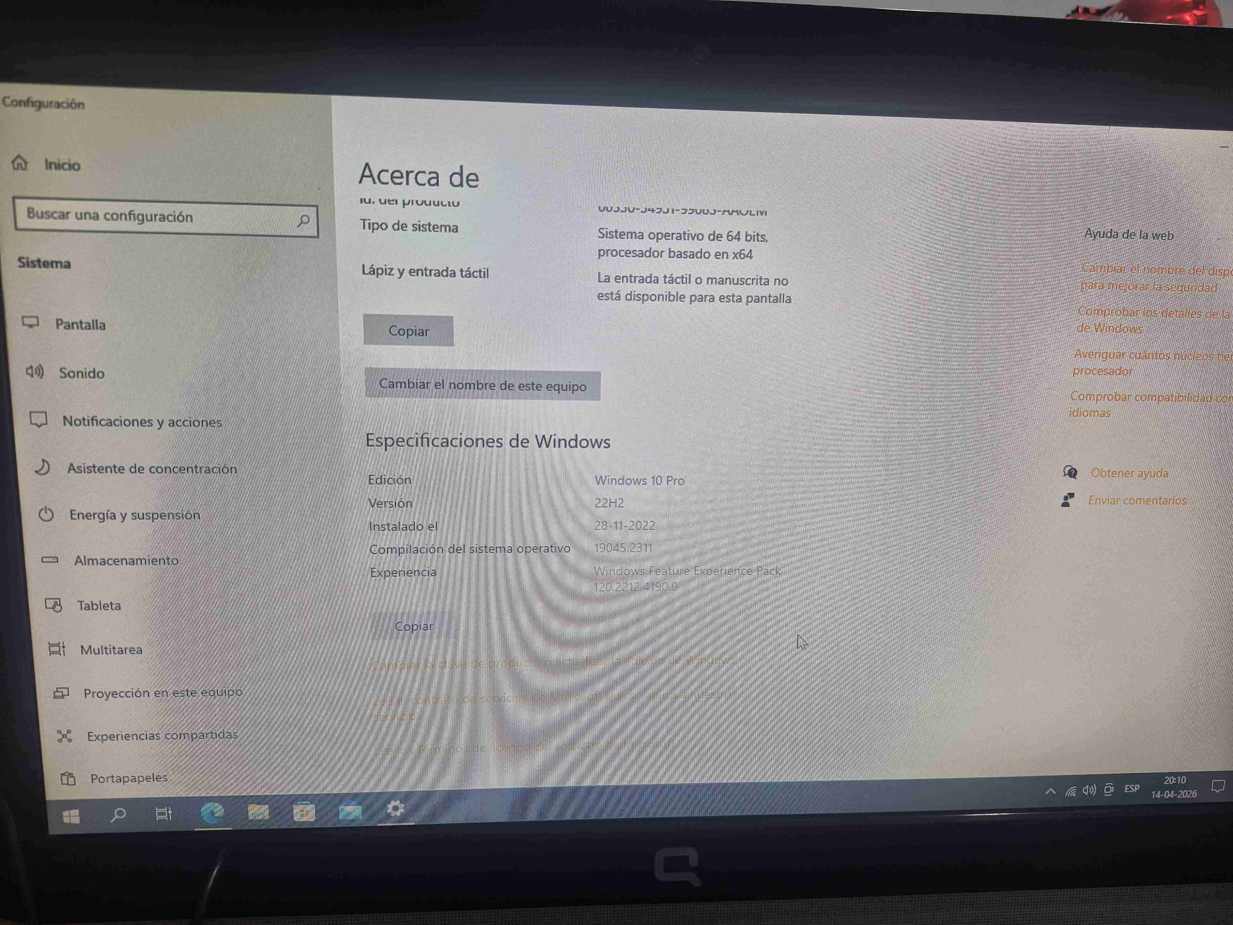 Computador de escritorio Compaq con monitor - miniatura 3