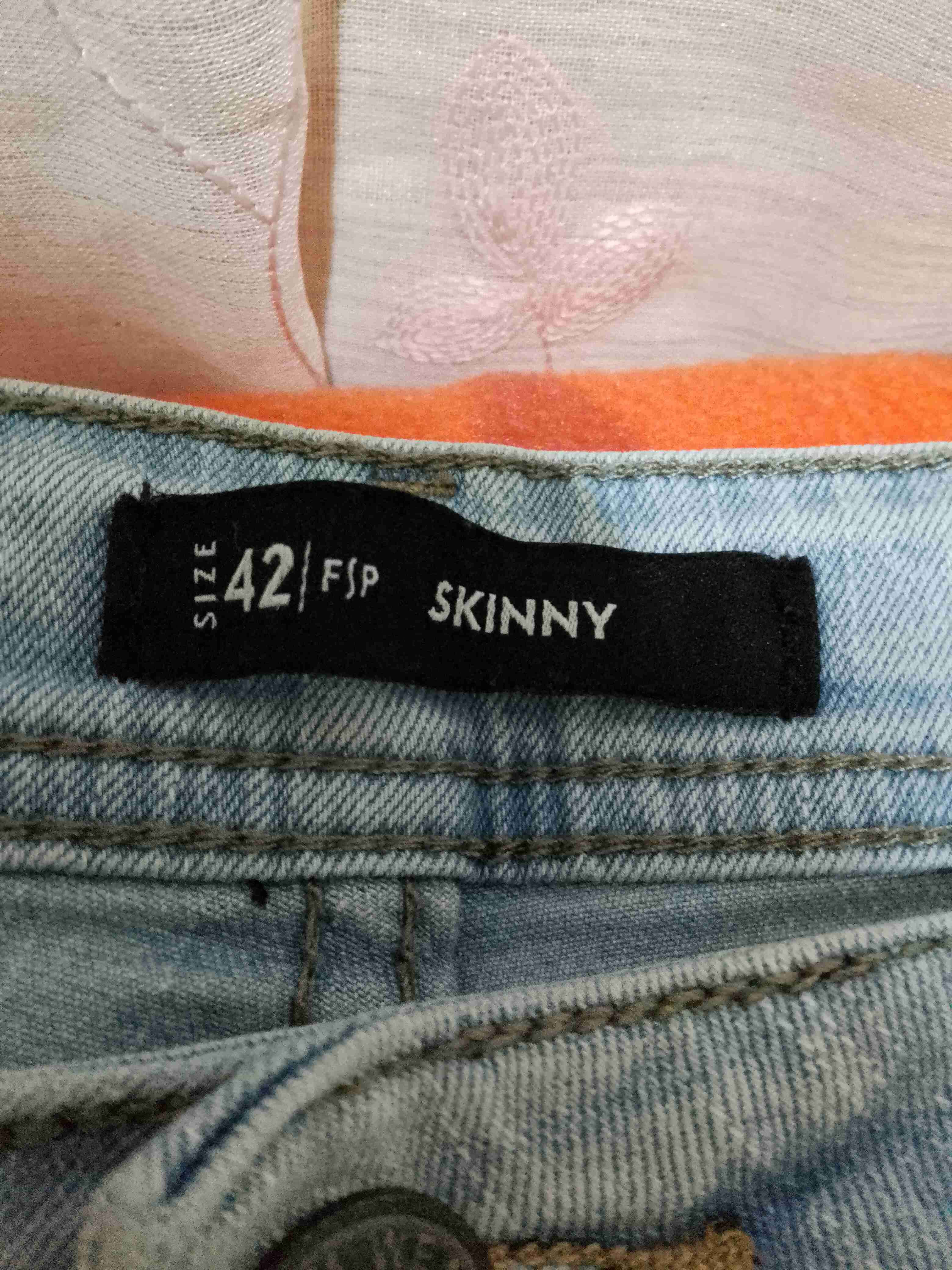 Jeans de mezclilla azul claro - 2