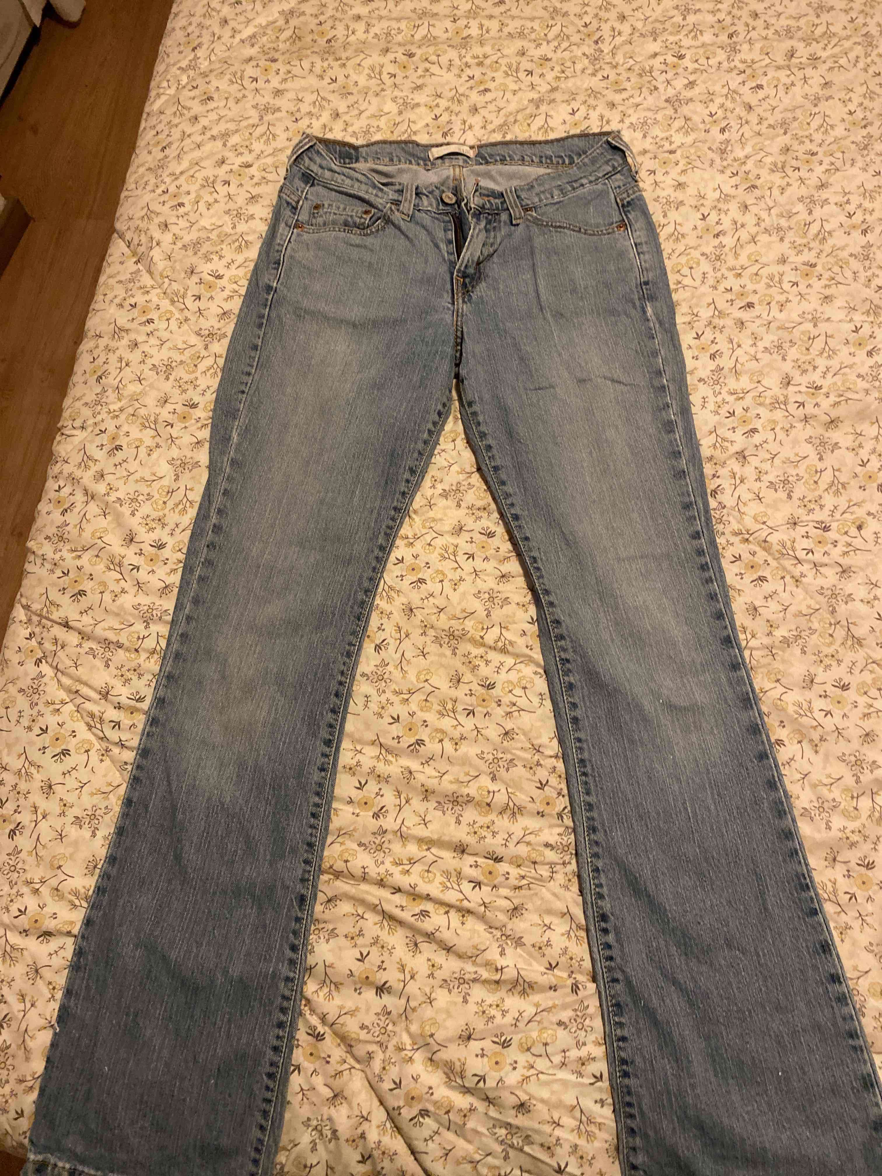 Jeans rectos azules - miniatura 1