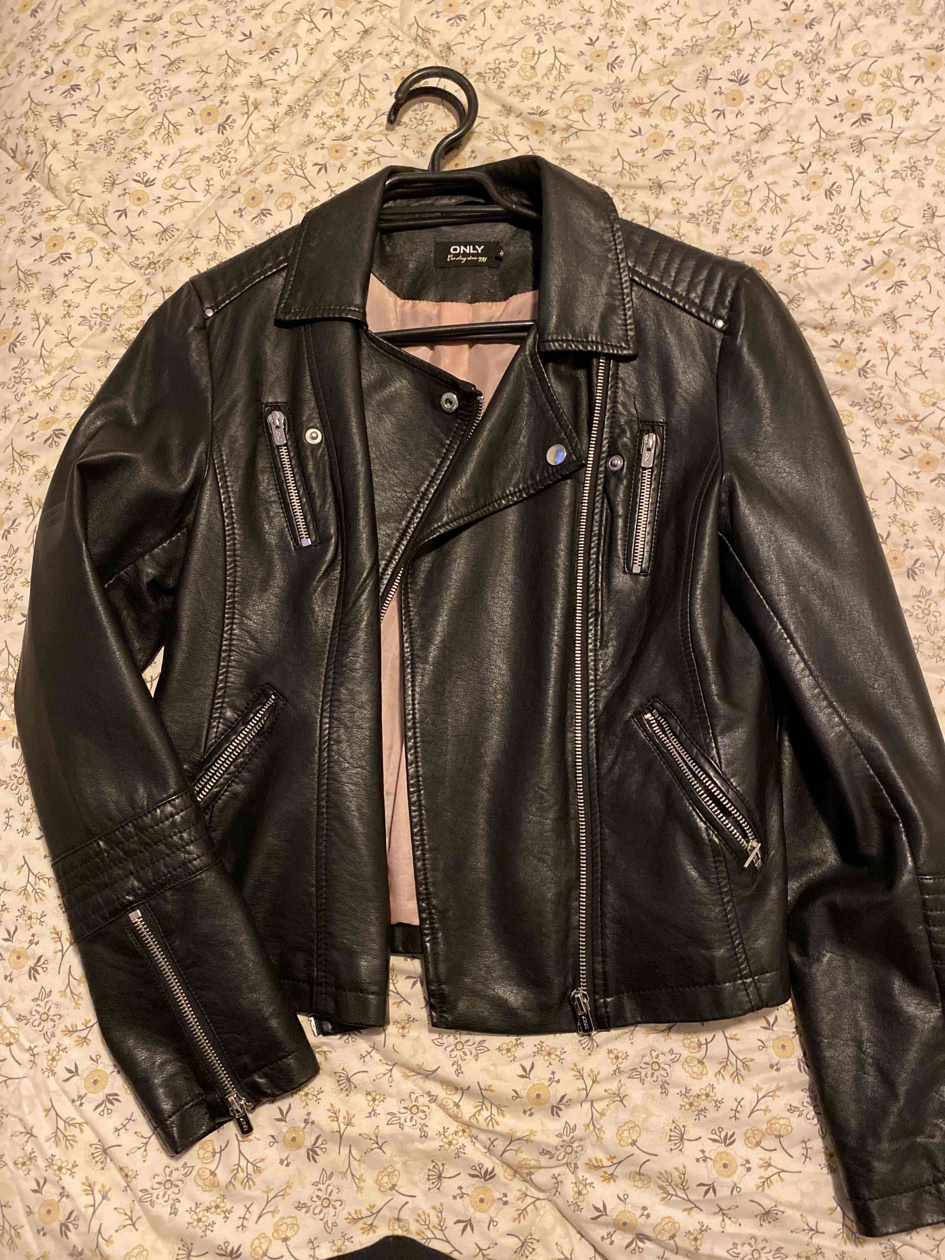 Chaqueta de cuero negra Only - miniatura 1