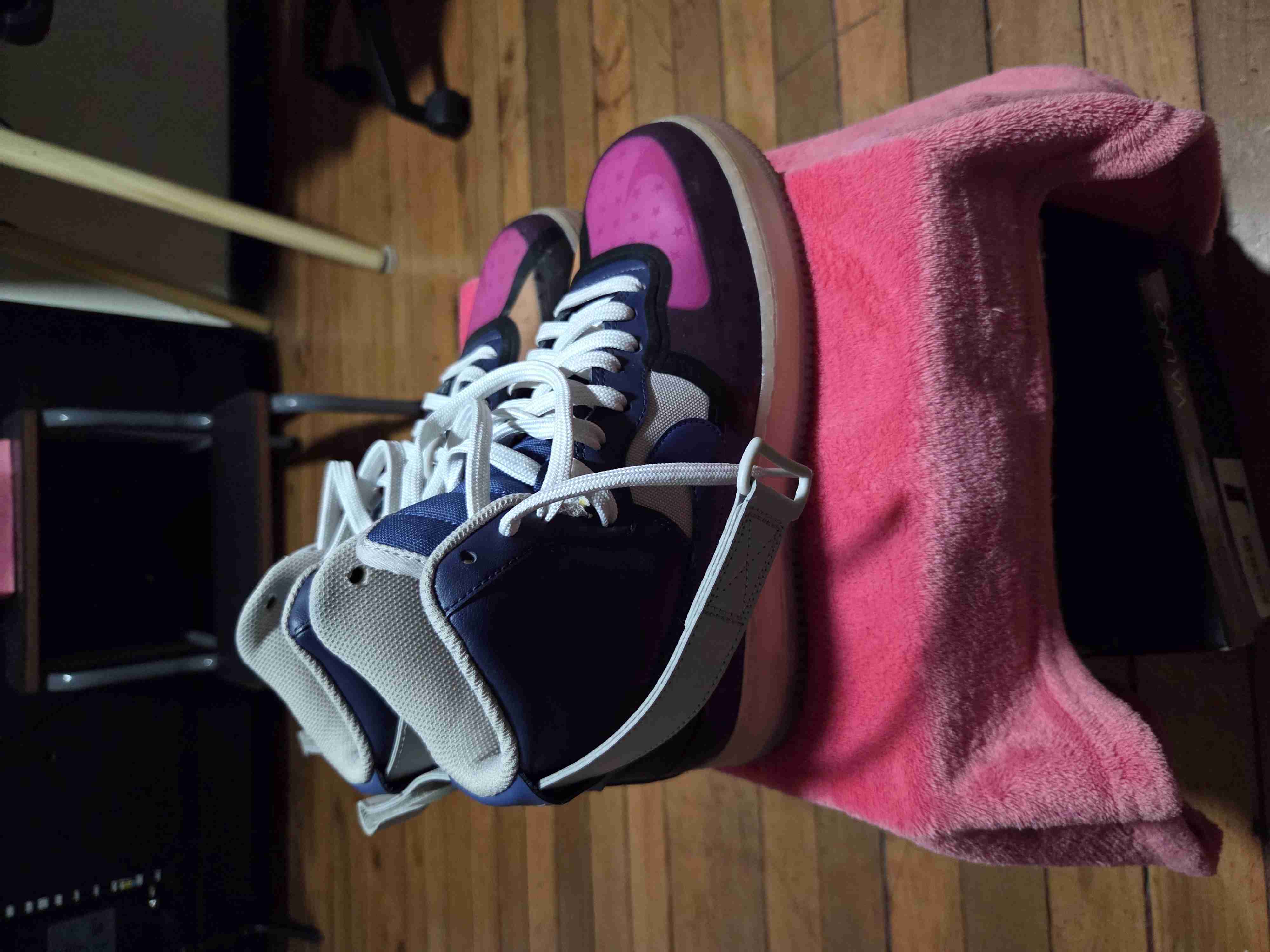 Nike Air Force 1 High '07 Premium Thunder Blue Pin - 5