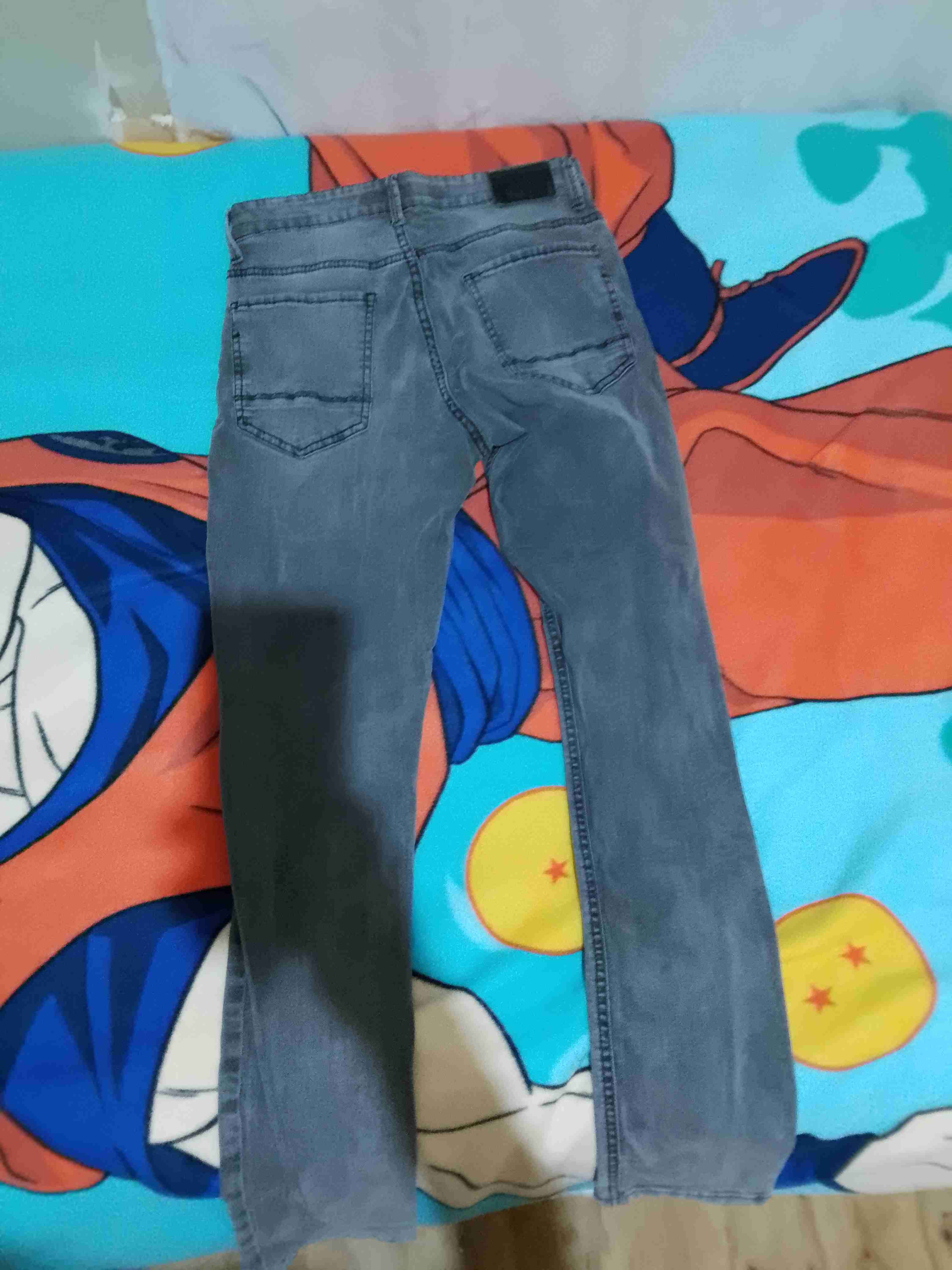 Jeans gris unisex en buen estado - miniatura 3