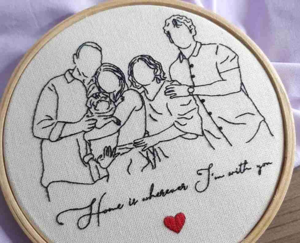 Aros  bordados personalizados - miniatura 2